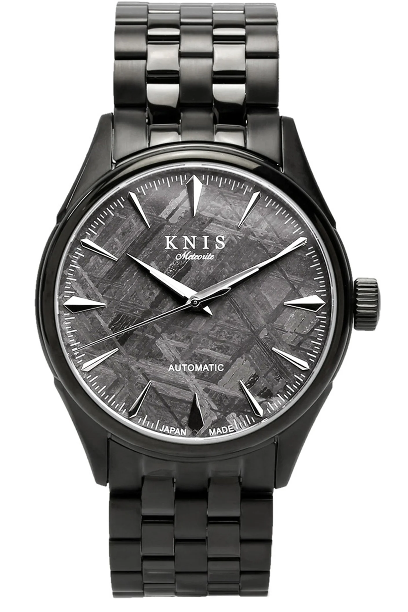 KNIS KNIS Meteorite Made in Japan Automatic Watch Men's Black KN001-MTBK