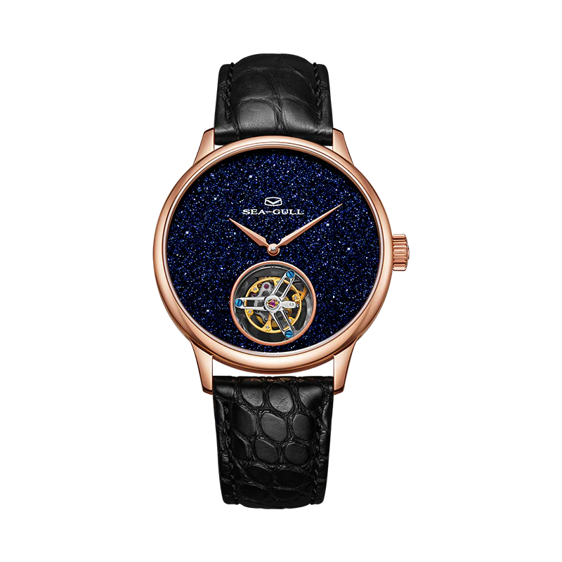 Sea-Gull Artisan Heritage Series Galaxy Starry Sky Aventurine Dial Coaxial Tourbillon 42mm
