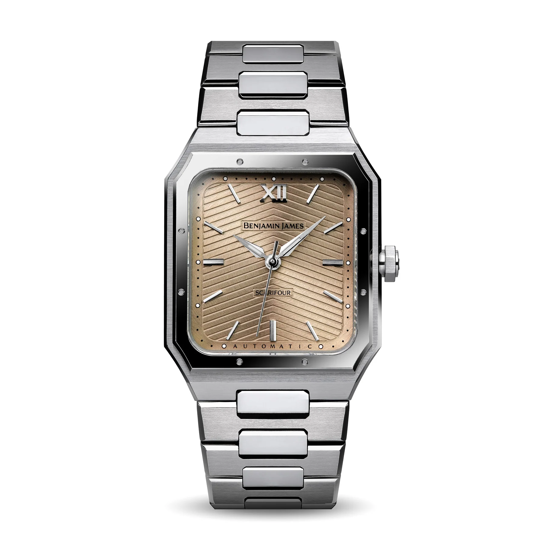Benjamin James Watches Scarifour Automatic - Champagne Salmon