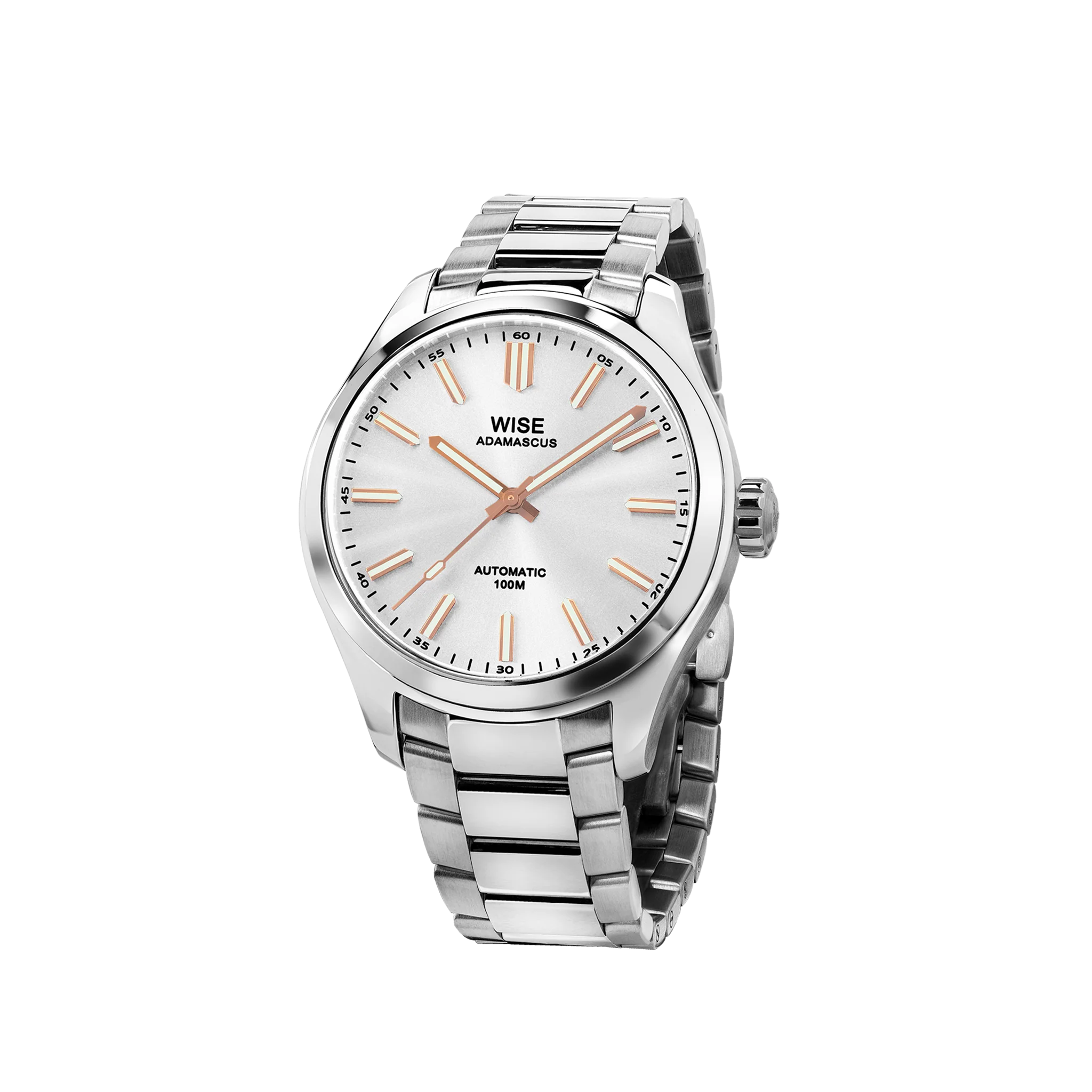 WISE ADAMASCUS AD990 Stainless 904L (39, 41 mm.)