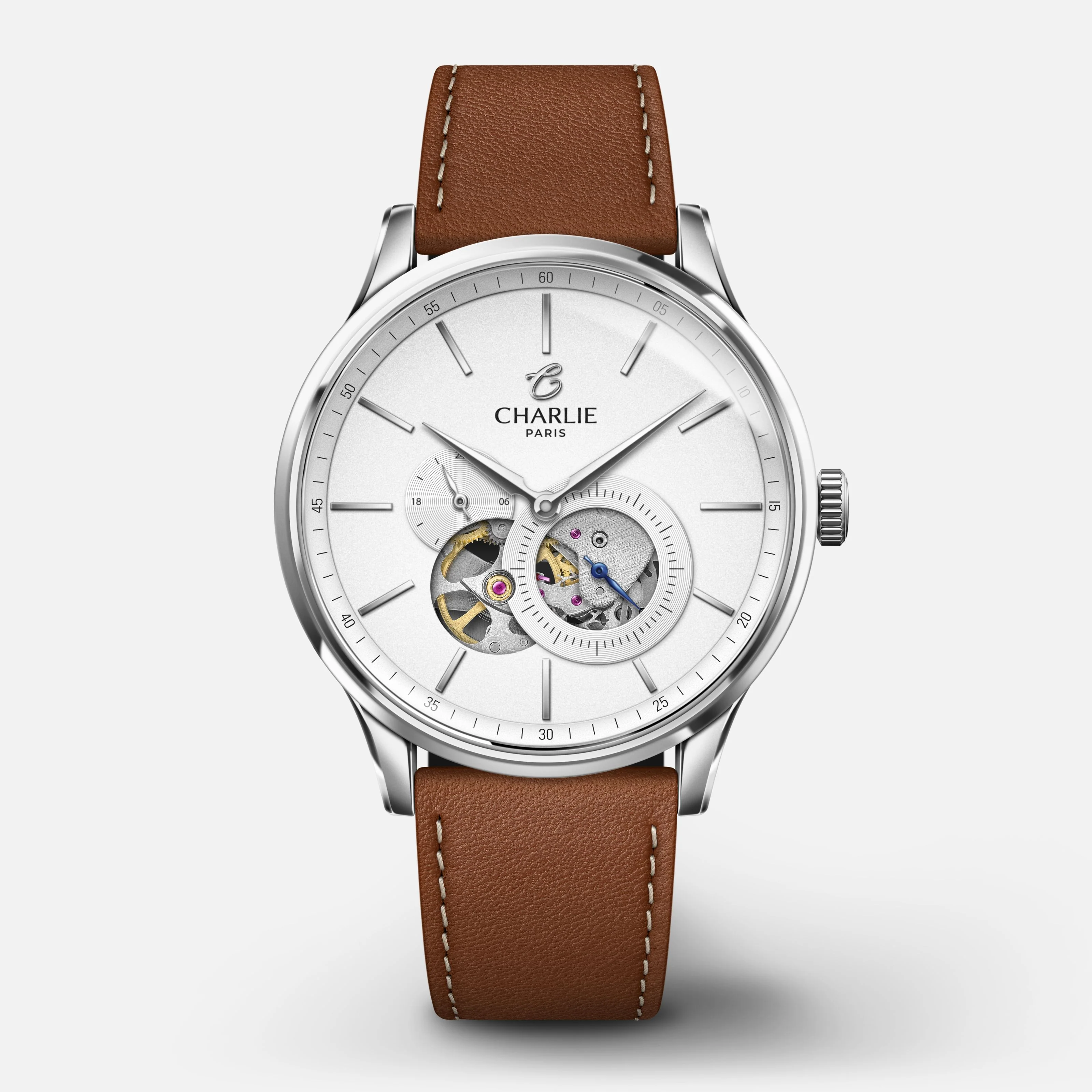 Charlie Paris INITIAL - Cœur Ouvert - Blanc