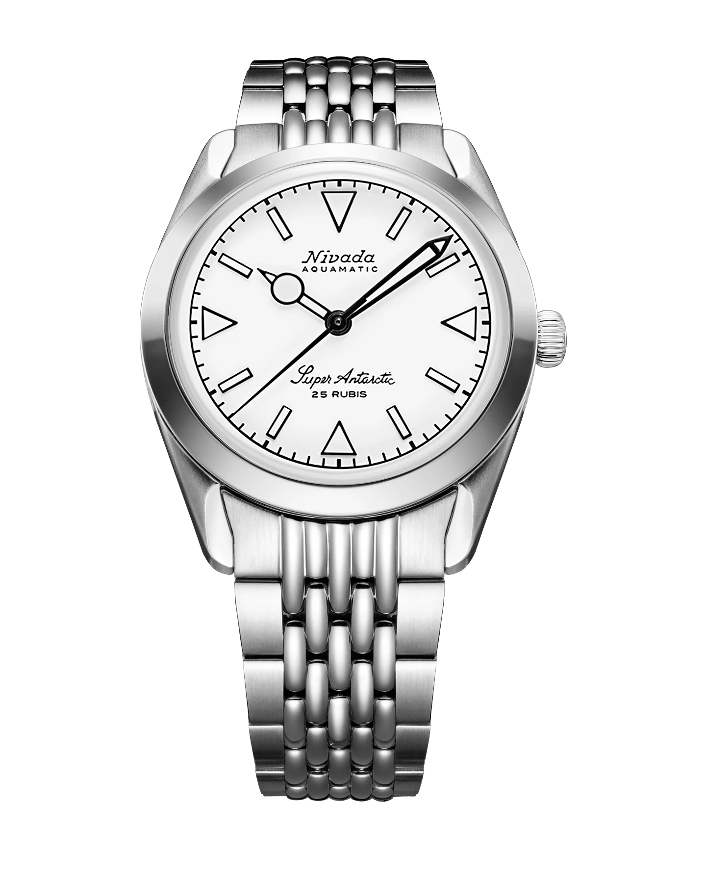 Nivada Grenchen SUPER ANTARCTIC WHITE LUMINOUS - 38mm