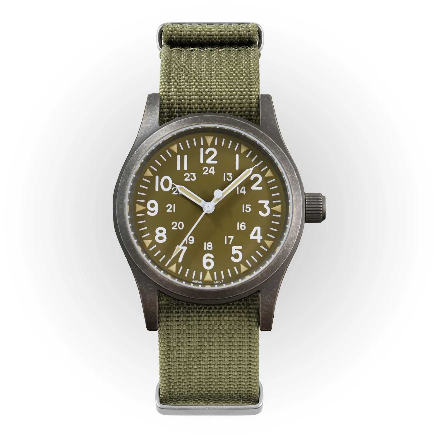 Militado Militado 38mm PVD Bronze Watch Military Watch ML05