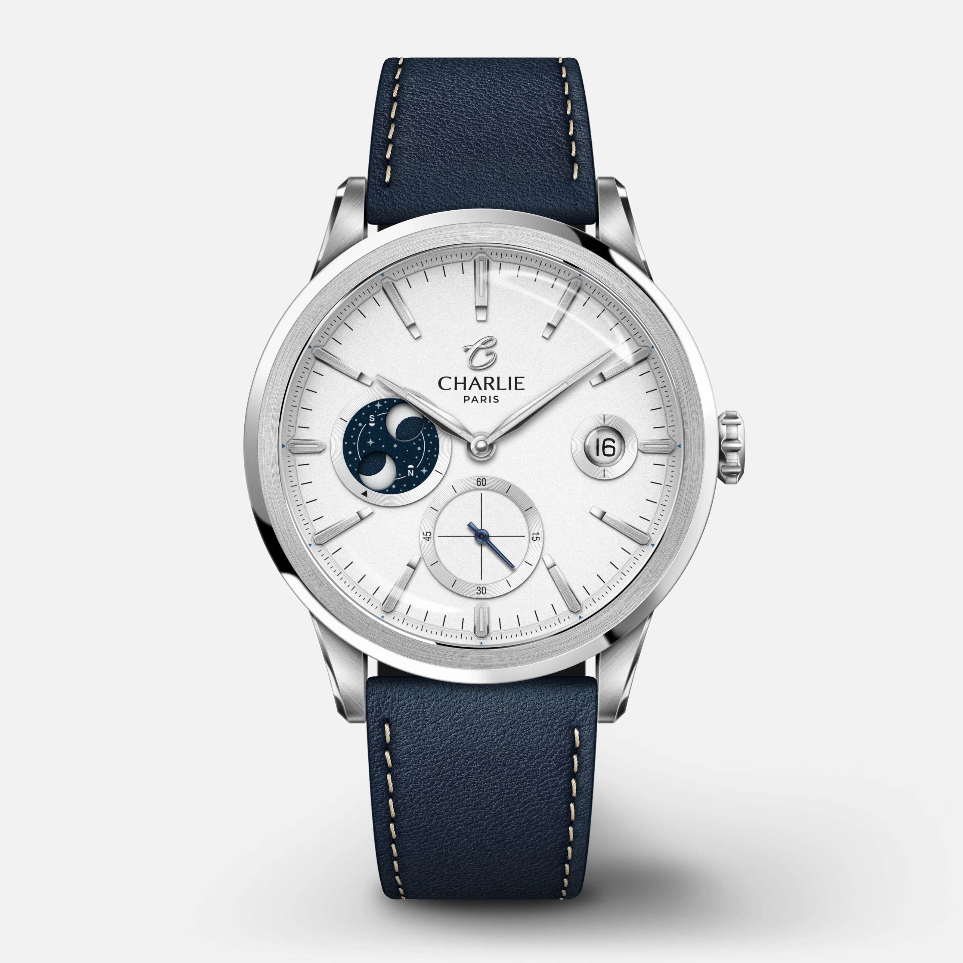 Charlie Paris ALLIANCE - Phase de lune - Blanc