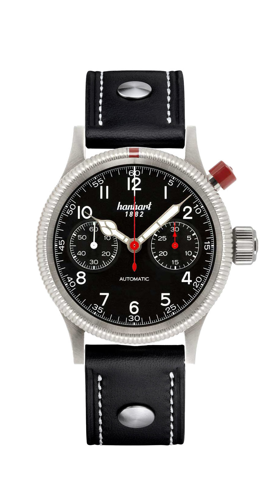 Hanhart PIONEER Mk I schwarz, 40 mm