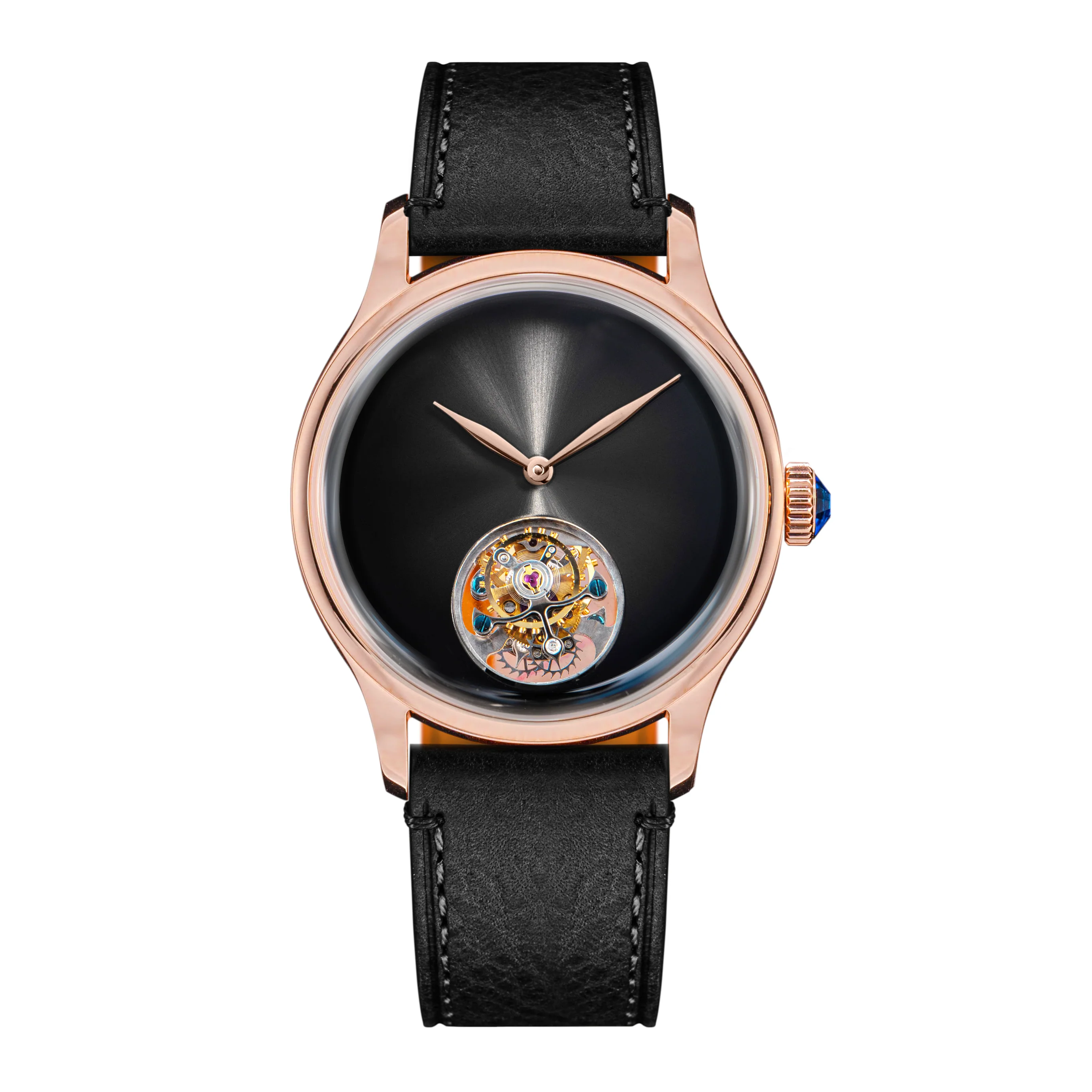 Sugess Tourbillon Master S454 Rose Gold Black Dial