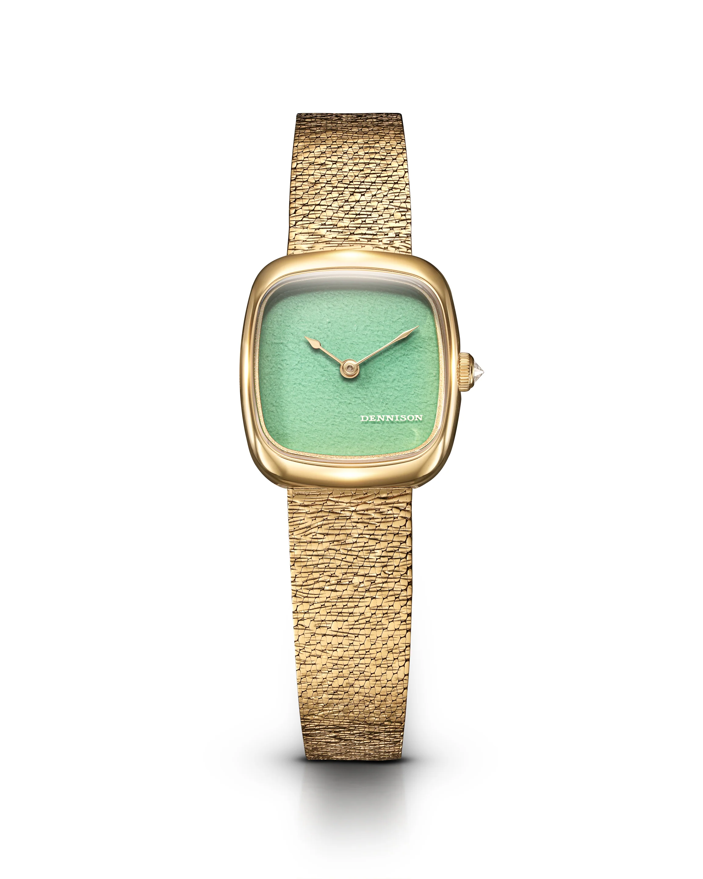 Dennison Mini Lagoon Jadeite In Gold