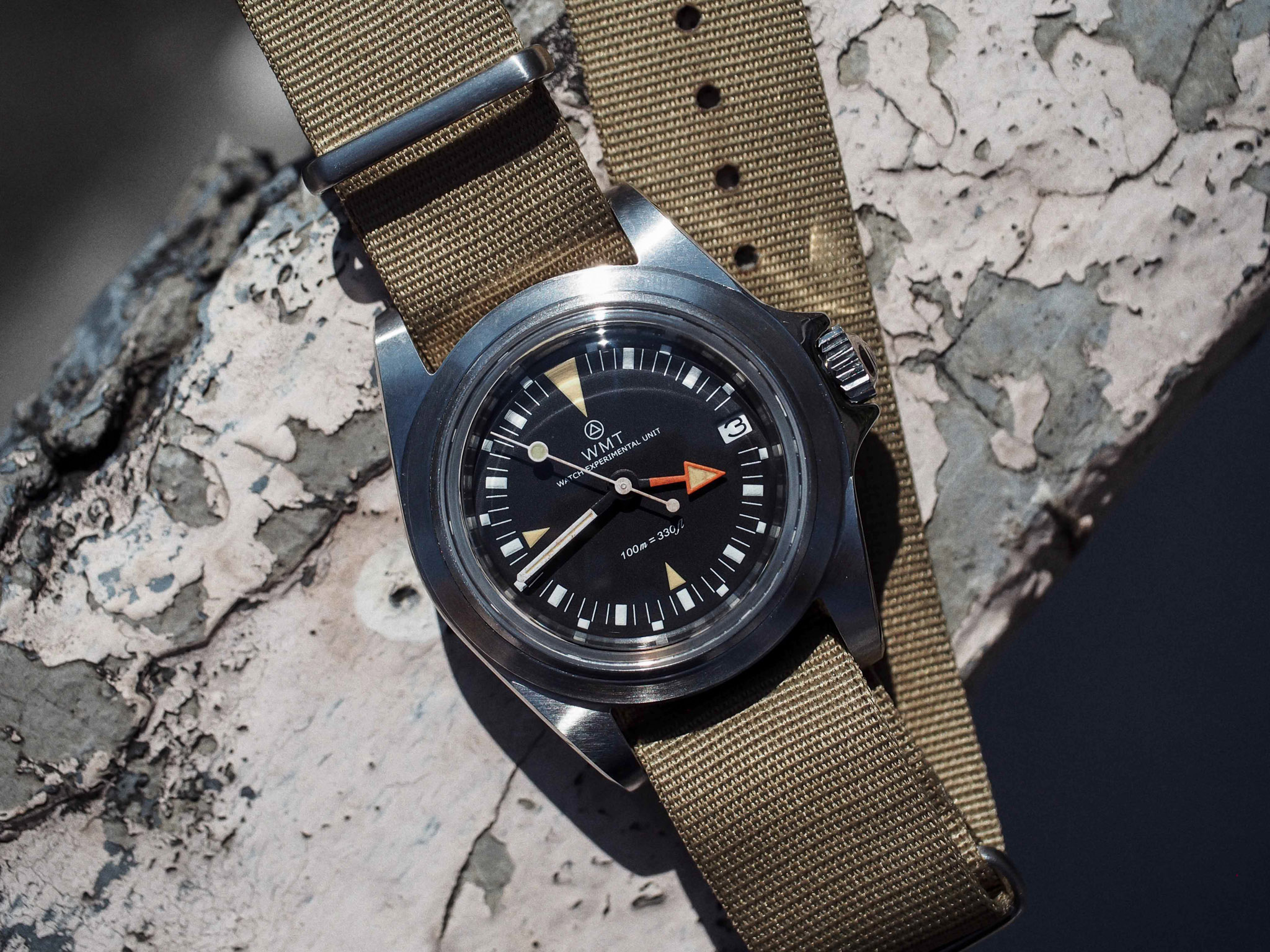 WMT Watches Royal Marine 1950 MKII – Ember Dial Edition ( Aged ) / Limited 50 PC