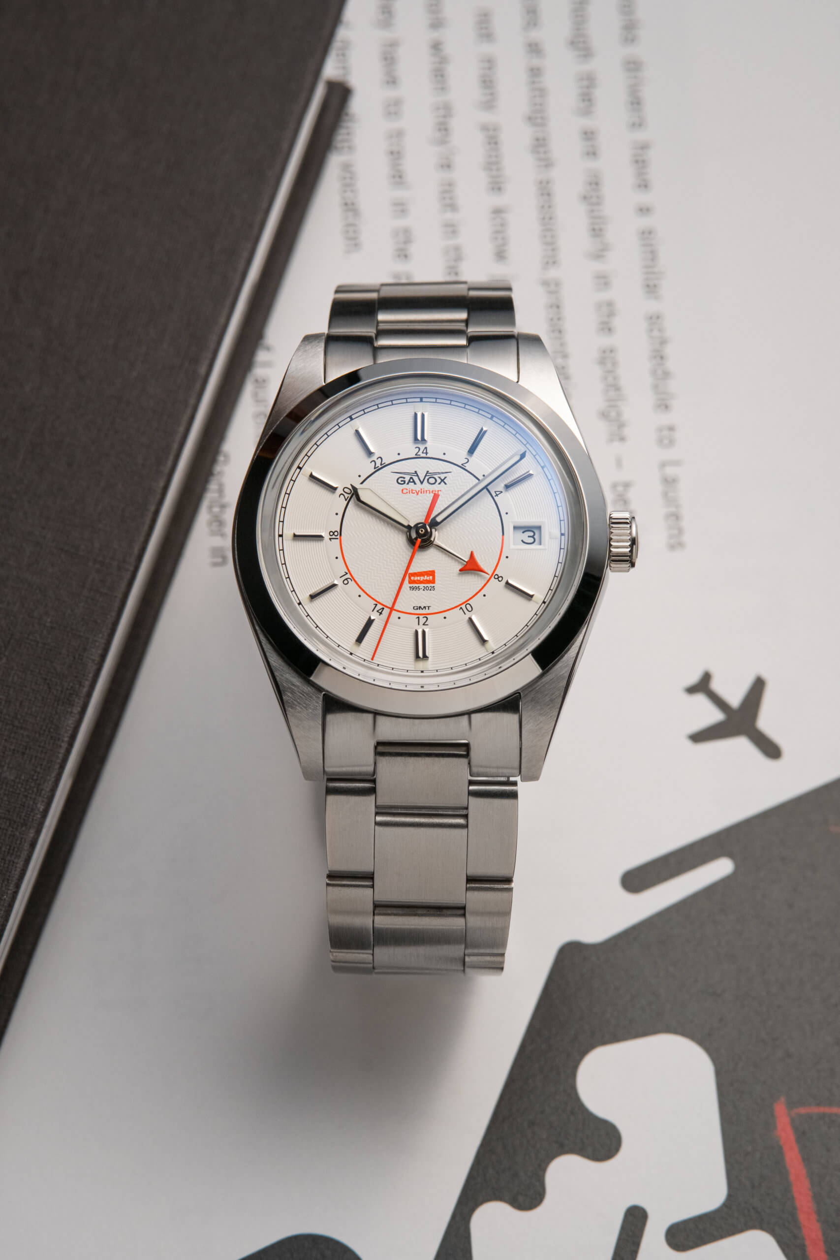Gavox Gavox Cityliner GMT – Stainless Steel Version (36mm)