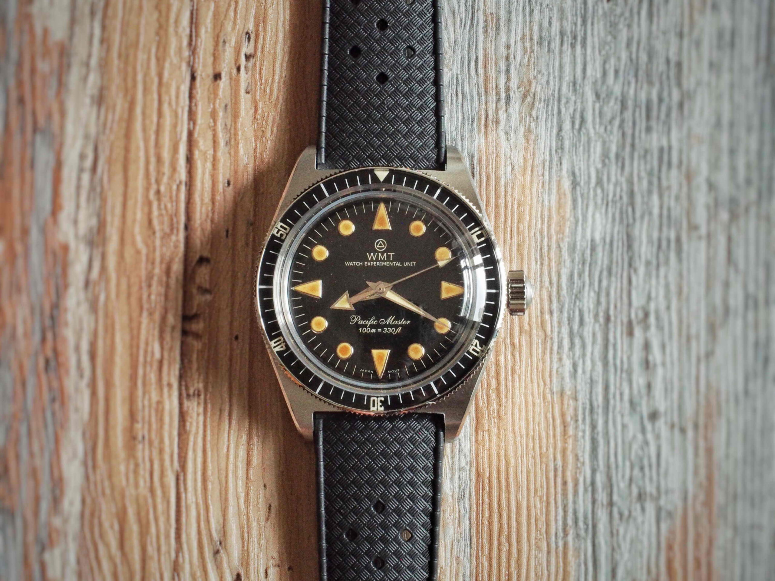WMT Watches Blackfin – ( Aged Edition ) Black Rubber Strap