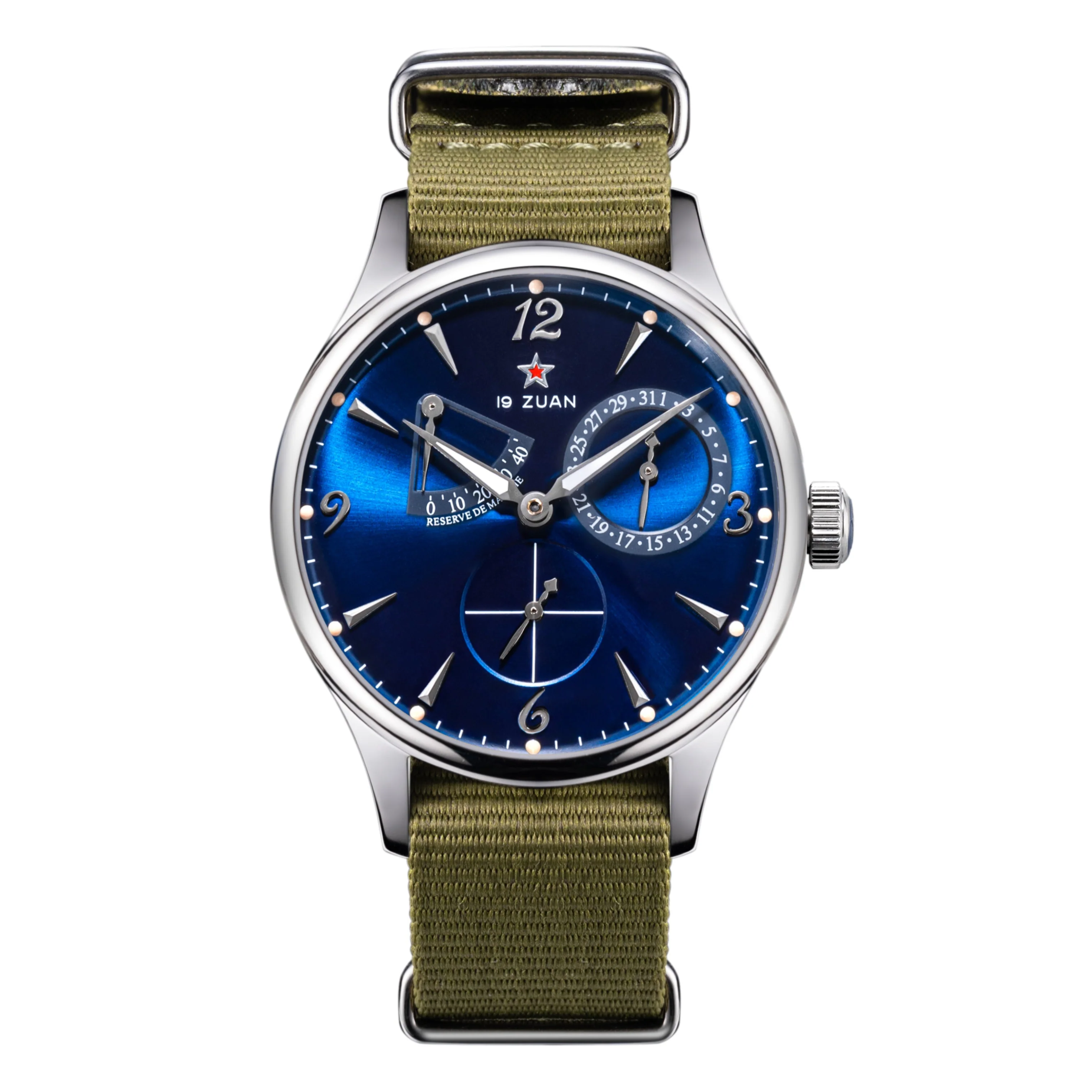 Sugess S388 Seagull Movement Watch 1780 40mm Automatic Blue Dial