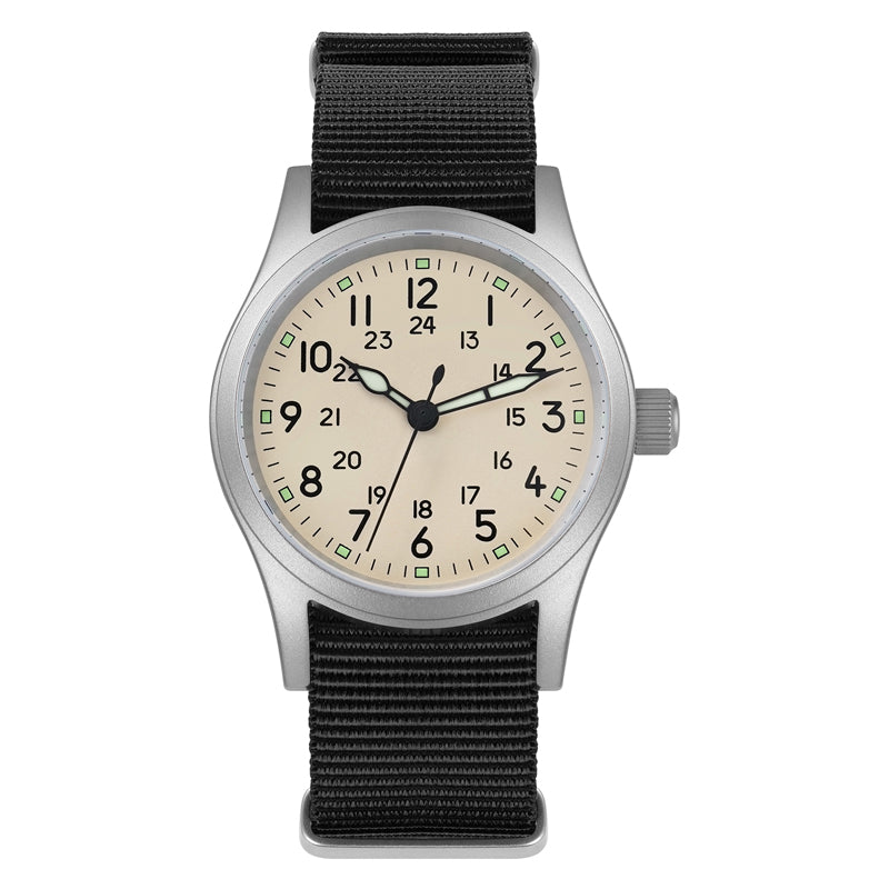 Militado Militado VH31 Vintage Military Watch ML05 Cream Dial