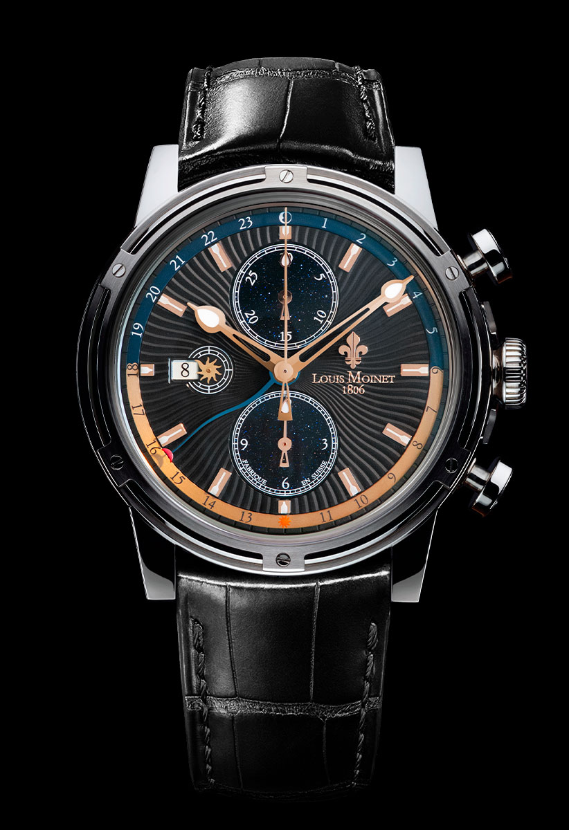 Louis Moinet Geograph Titanium Aventurine LM-78.20.AV