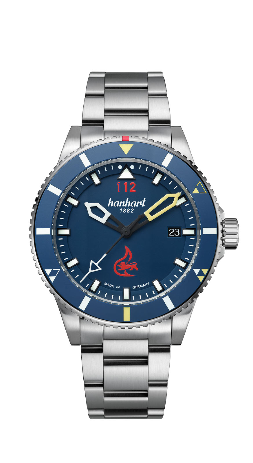 Hanhart THERMOSPHERE, 42 mm, Edelstahlarmband