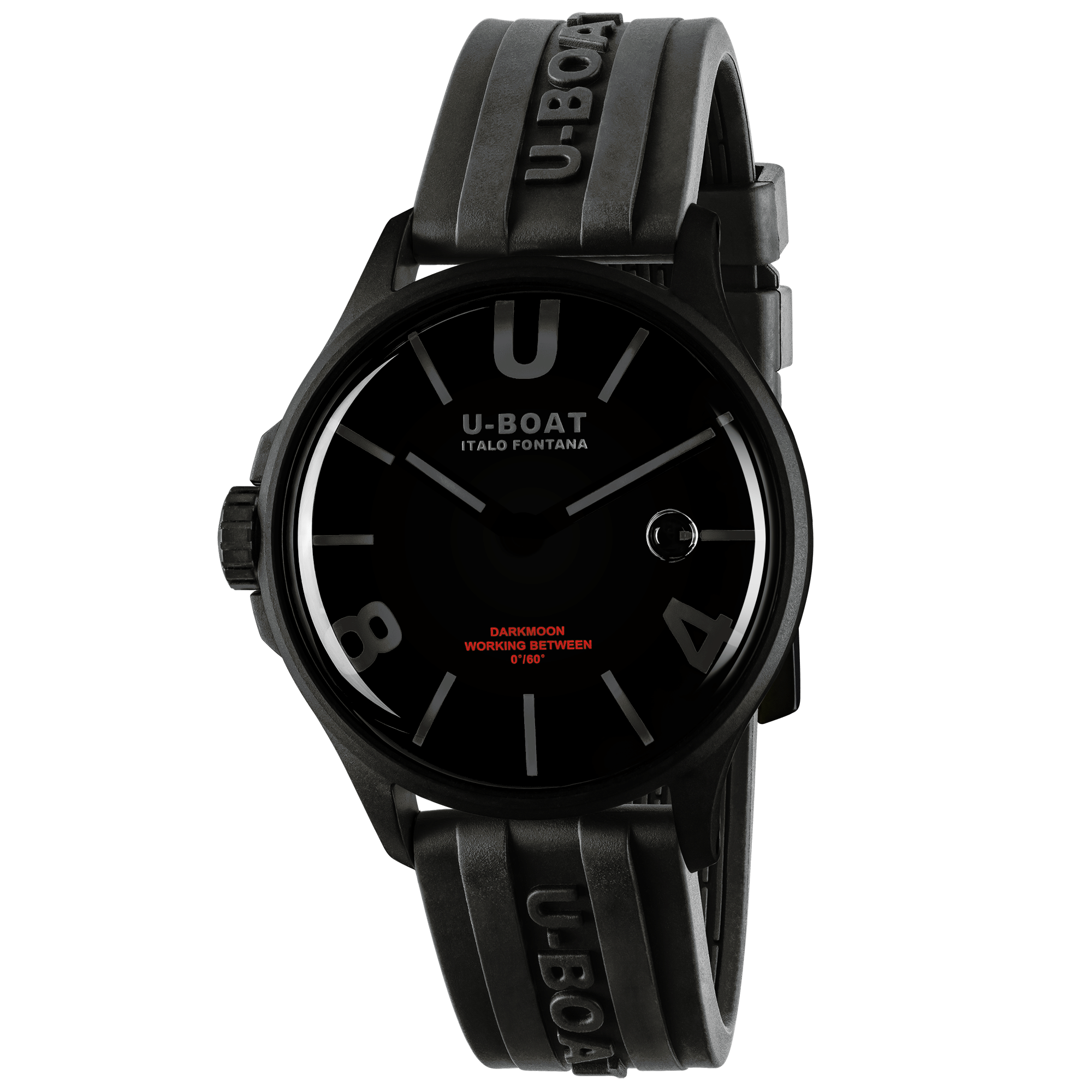 U-Boat DARKMOON 40 MM BK BLACK CURVED PVD