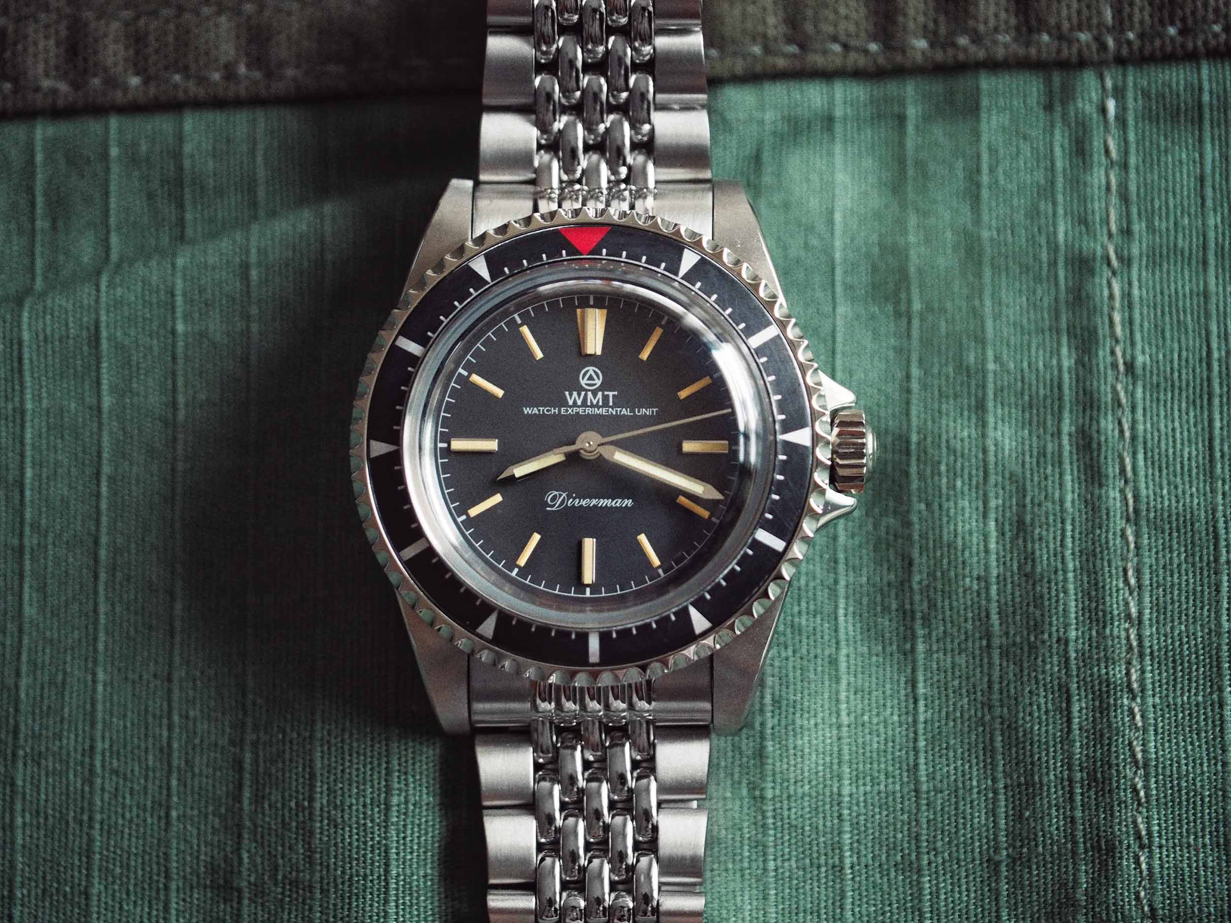 WMT Watches Royal Marine – Diverman / Bezel Aged Edition