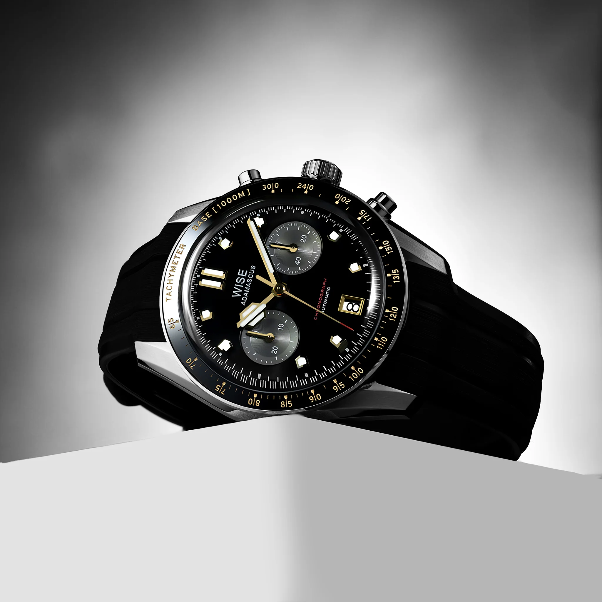 WISE ADAMASCUS AD8 Chronograph Black-Grey