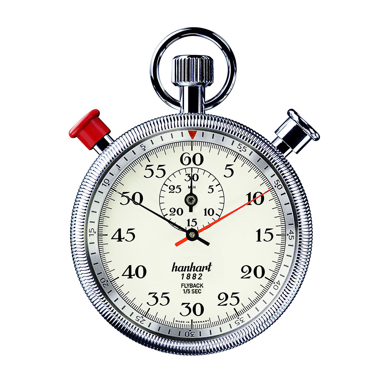 Hanhart Additionsstopper mit Schleppzeiger und Flyback