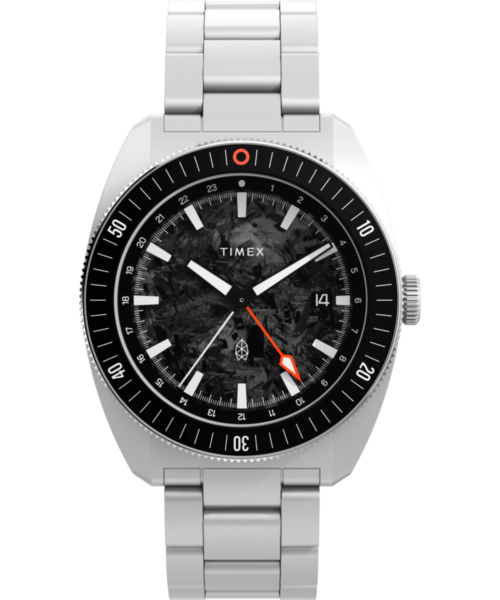 Timex The James Brand x Timex Automatic GMT 41mm Watch Gift Set