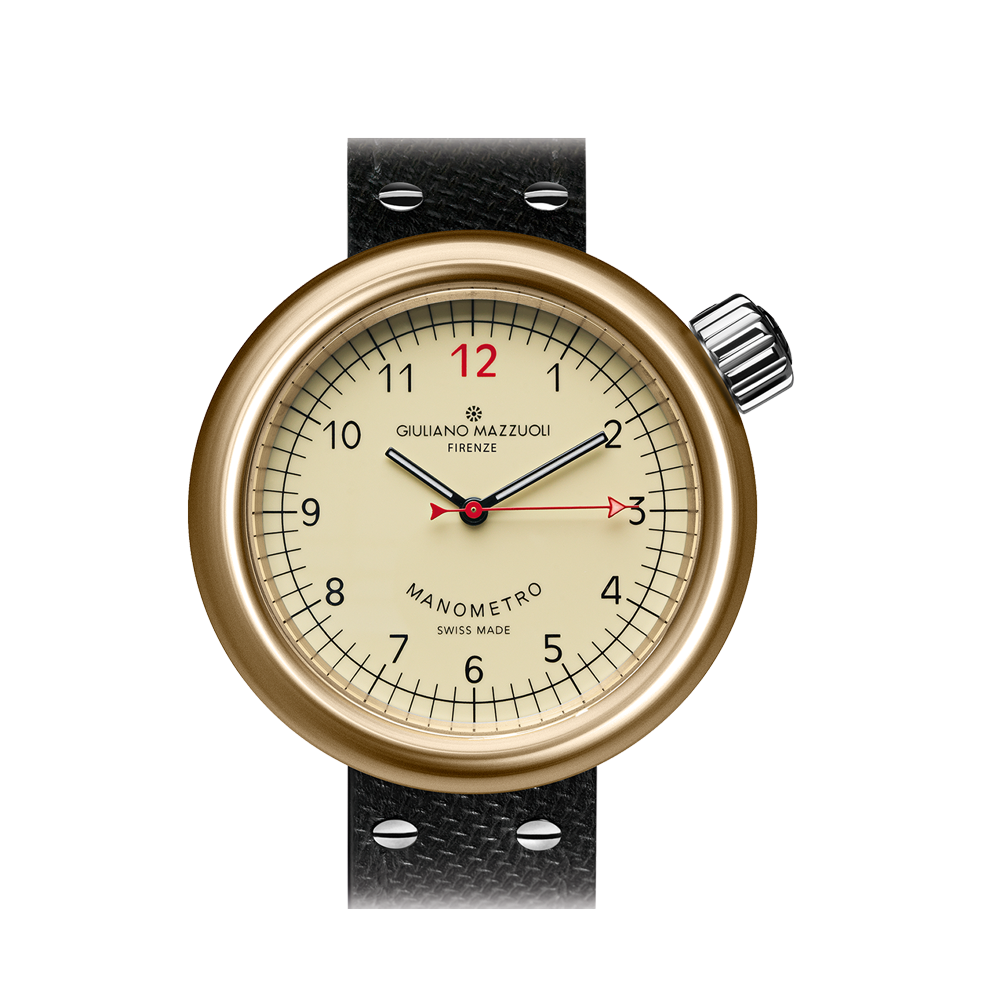 Giuliano Mazzuoli Manometro Bronze Ivory