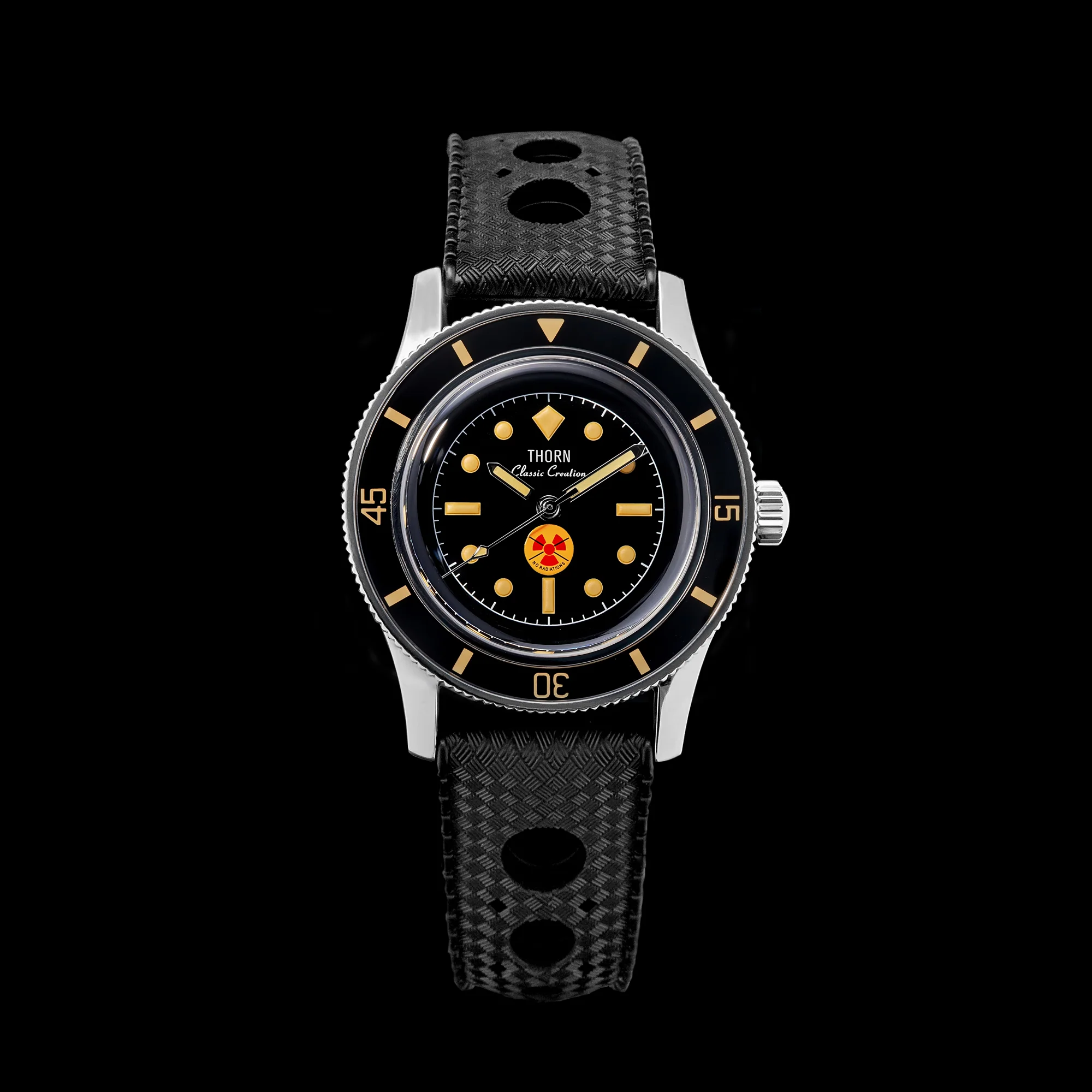 Thorn Thorn 38mm Titanium 50-Fathoms Dive Watch T009