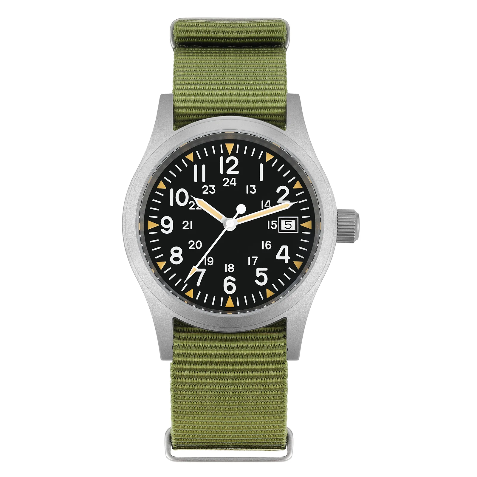 Militado Militado 38mm Field Watch ML05 Date Window Version