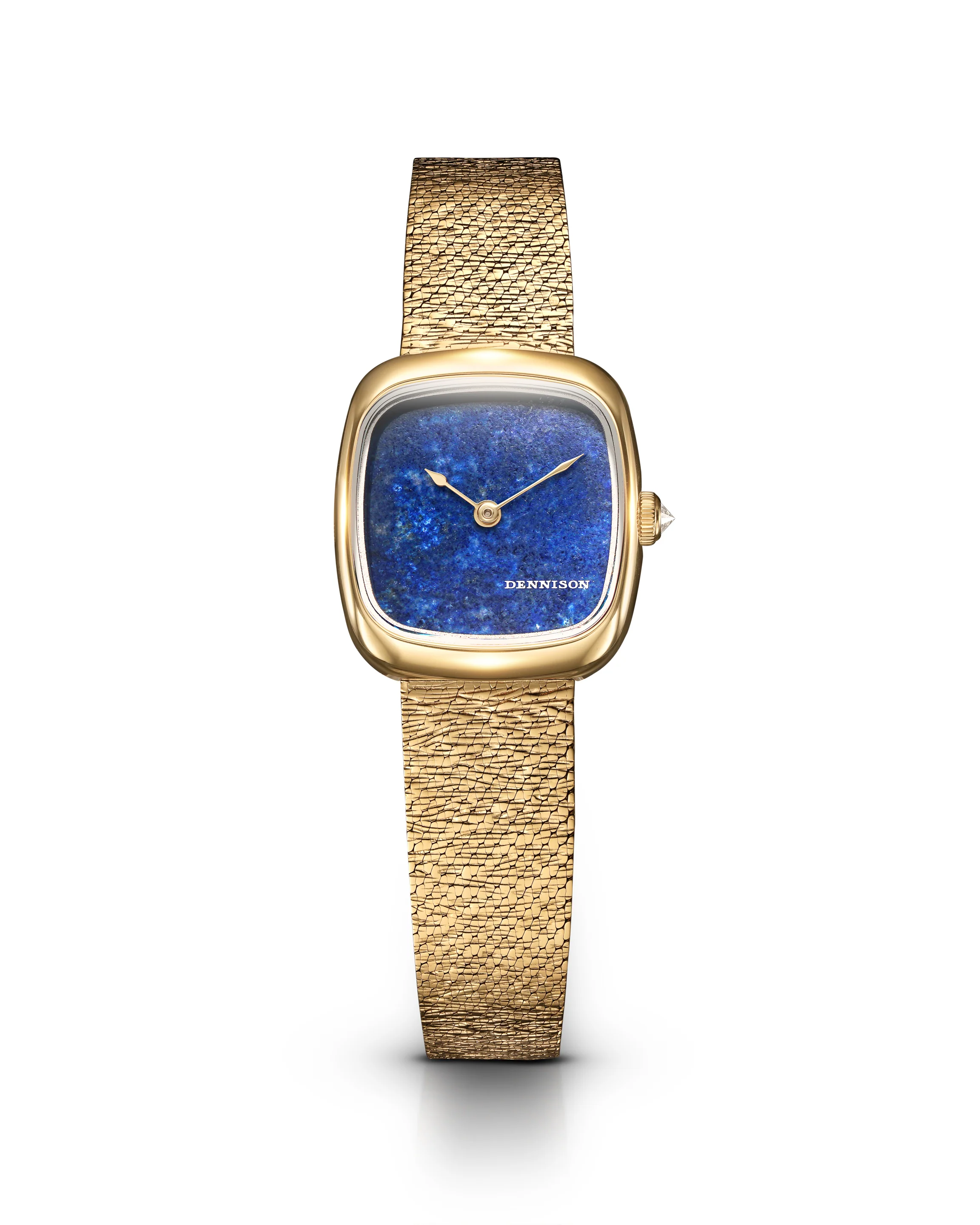 Dennison Mini Lapis Lazuli In Gold