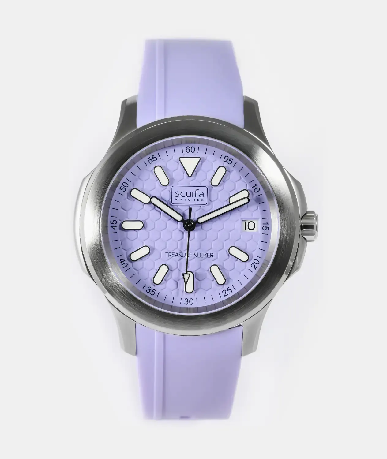 Scurfa Top Side Crew Stainless Steel Lilac Dial – Ladies