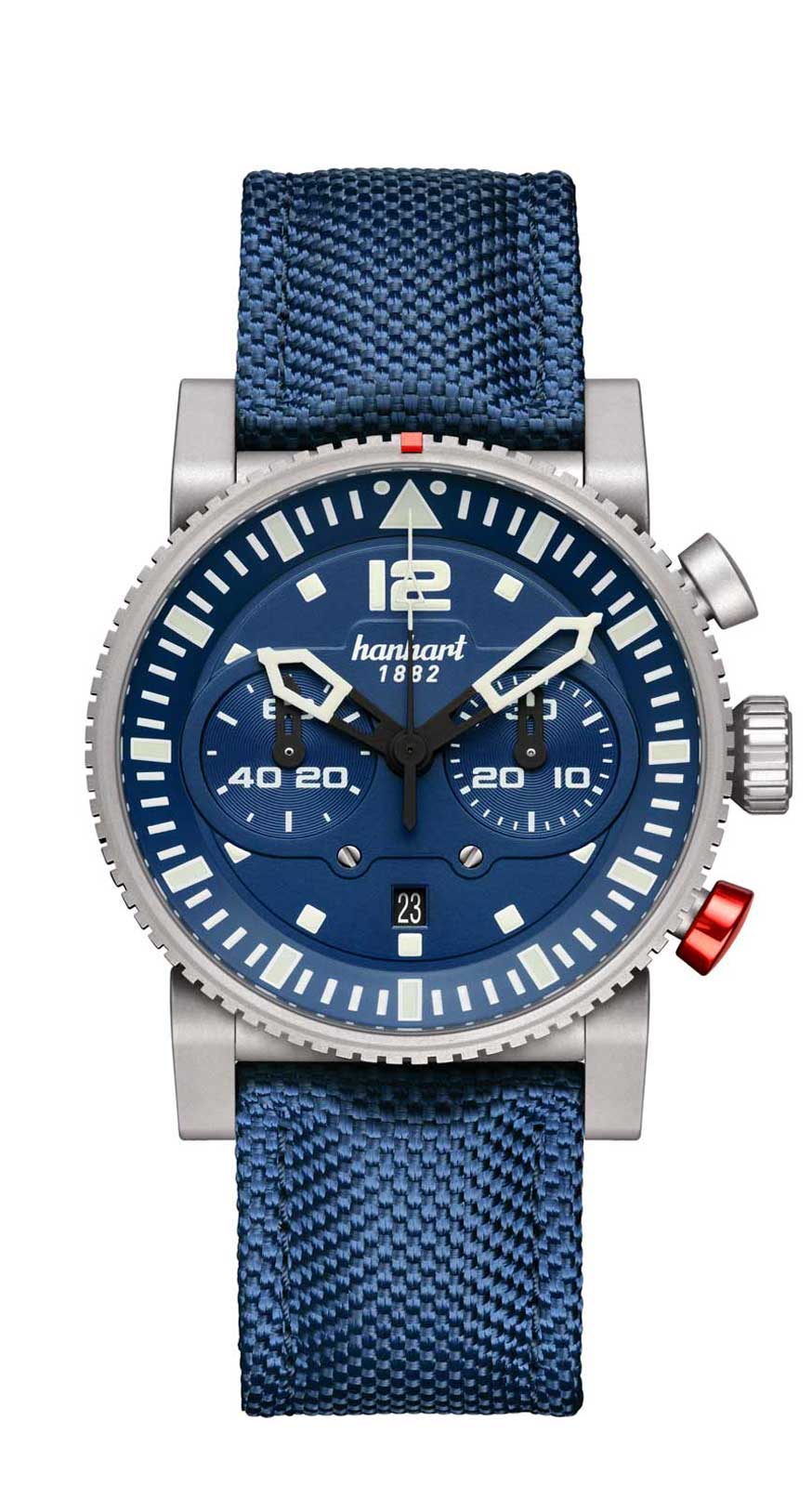 Hanhart PRIMUS Carrier Pilot, 44 mm