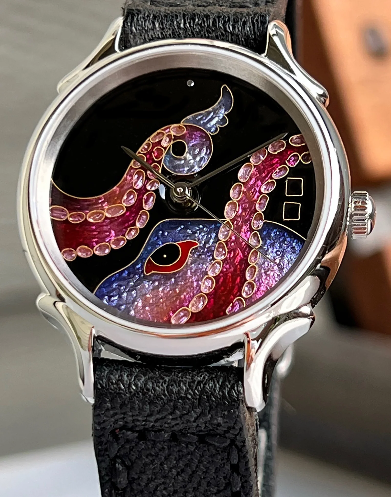 Celeste Watch Company Cloisonné Octopus by Merry-Lee Rae