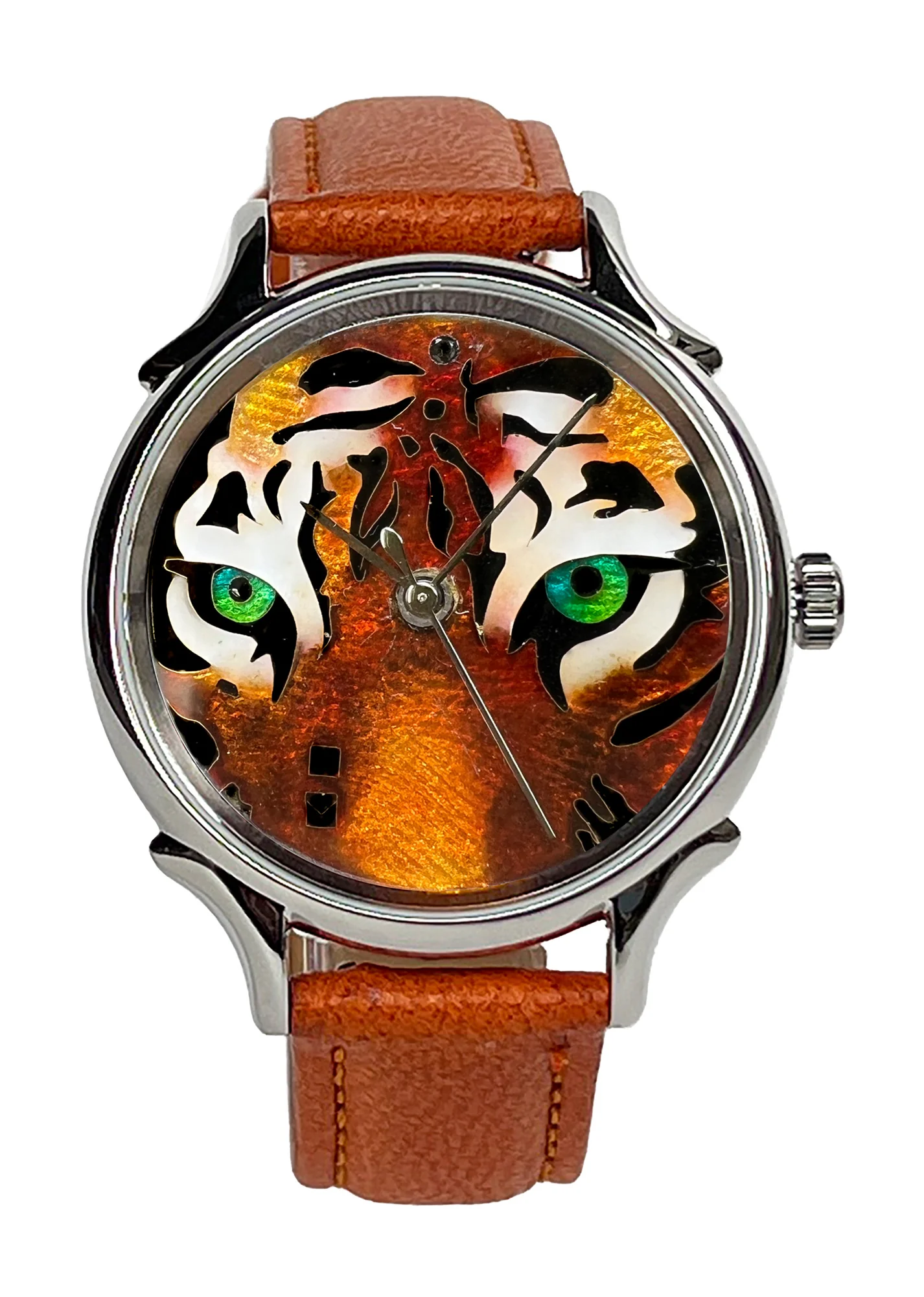 Celeste Watch Company Cloisonné Tiger by Merry-Lee Rae
