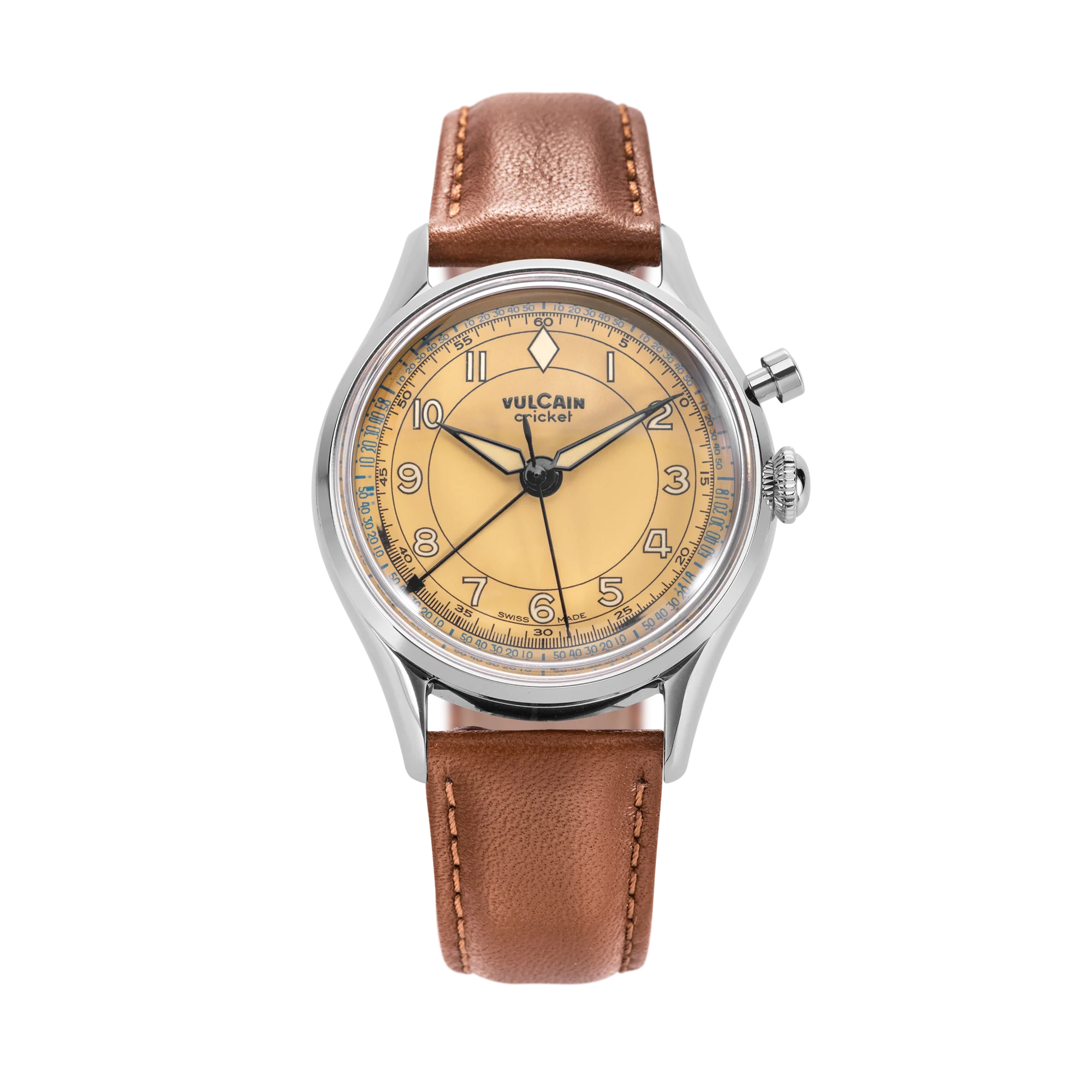Vulcain Cricket Classique - Khaki Brown