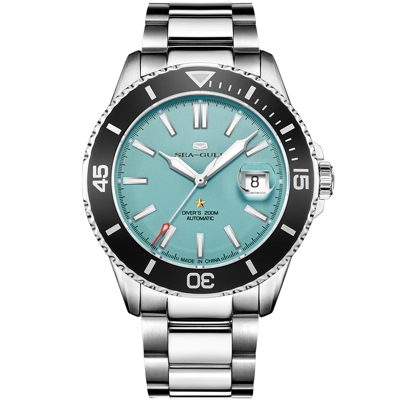 Sea-Gull Ocean Series 200m Waterproof Matte Dial Diving Watch 44mm