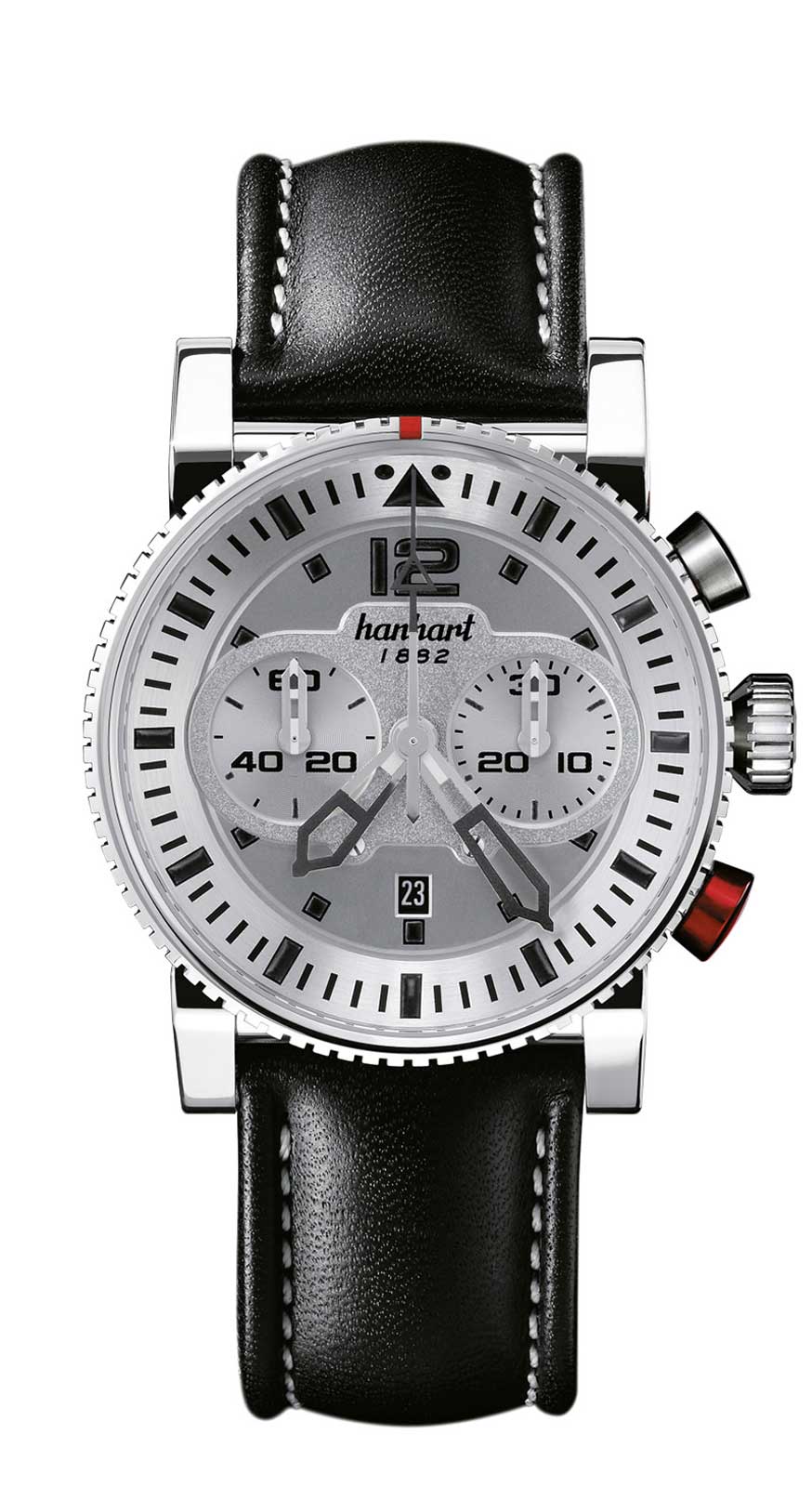 Hanhart PRIMUS Pilot silber, 44 mm