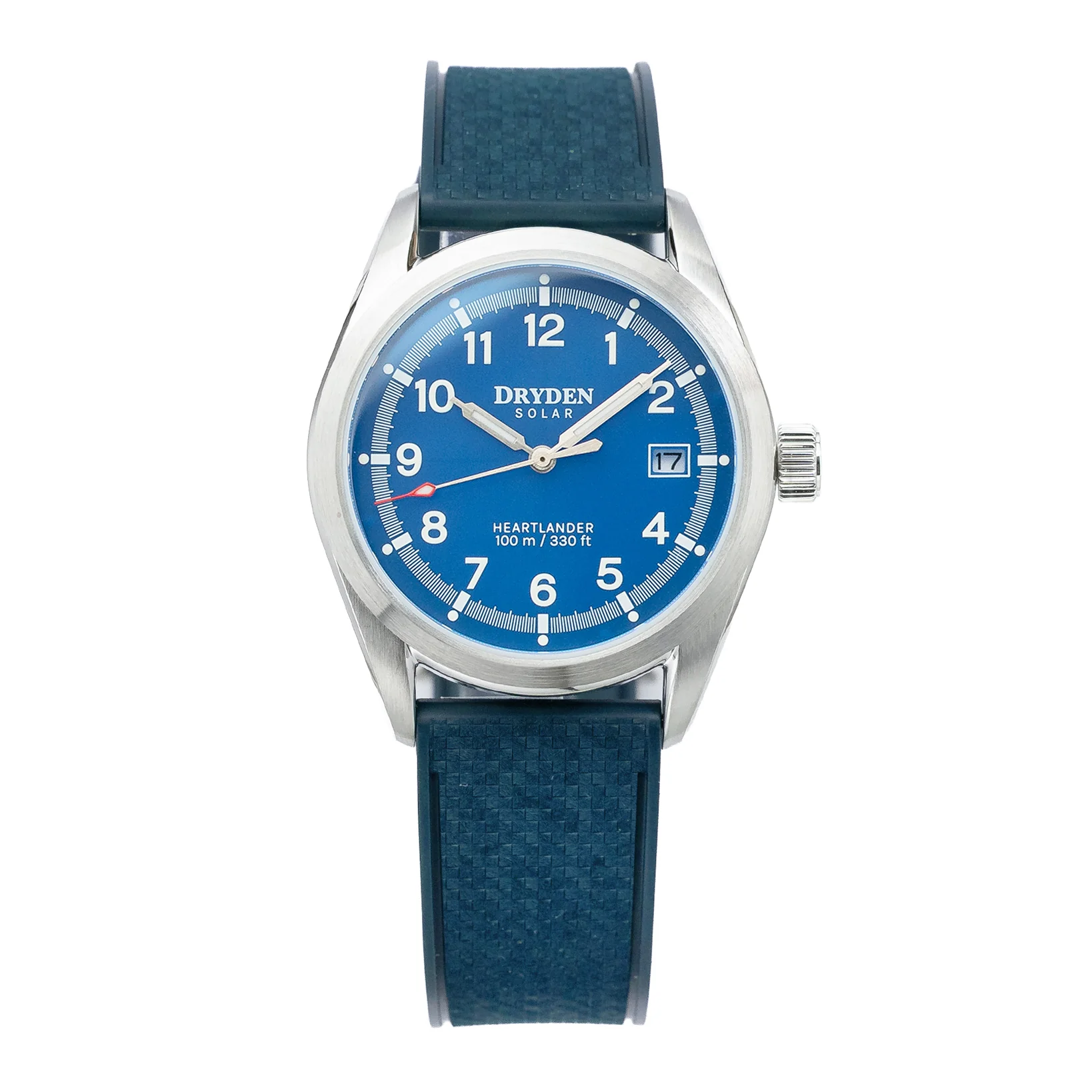 Dryden Watch Company Dryden Heartlander Solar 38mm Field Watch - Dockside Blue