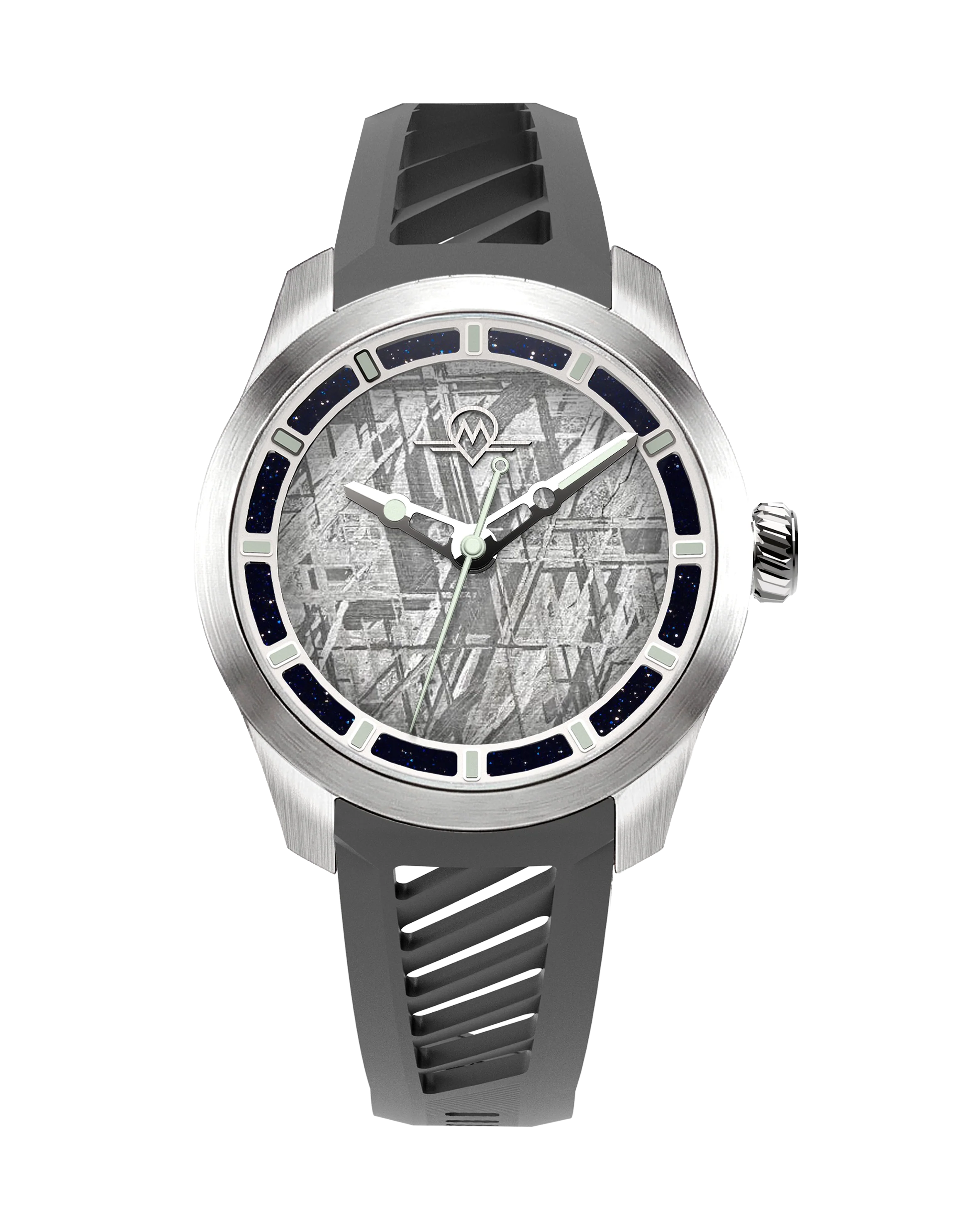 Monro MONRO LUNA ADVENTURE MLA-MER METEORITE DIAL, 9039 Automatic Watch, 39mm EPDM Rubber