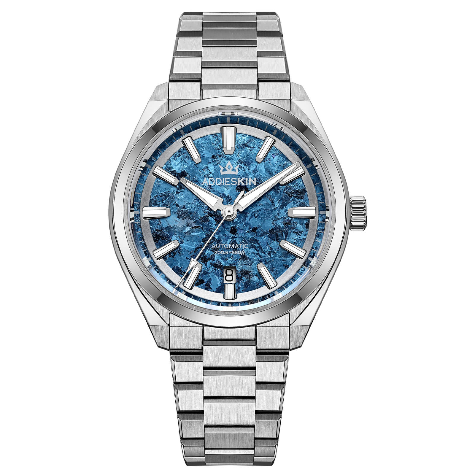 Addiesdive AddiesKIN 40mm Crystallized Titanium Dial Miyota 9015 Luxury Automatic Watch K006
