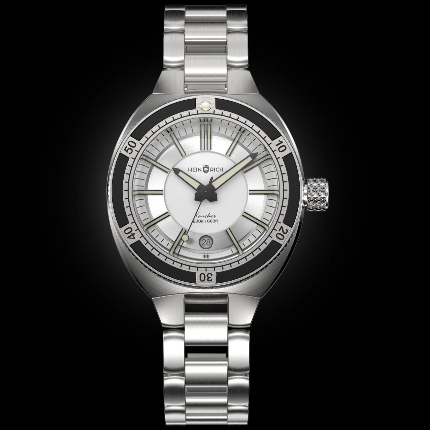 Heinrich Taucher 2 - White (Full-lume) — ohne Datum / nein