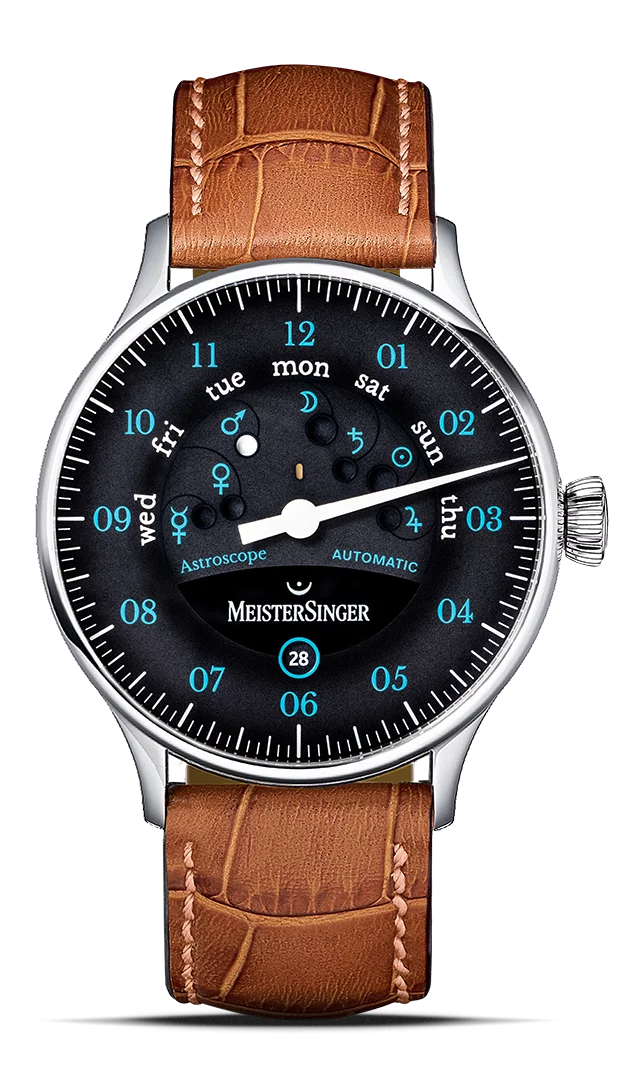 MeisterSinger Astroscope – Schwarz mit Blau