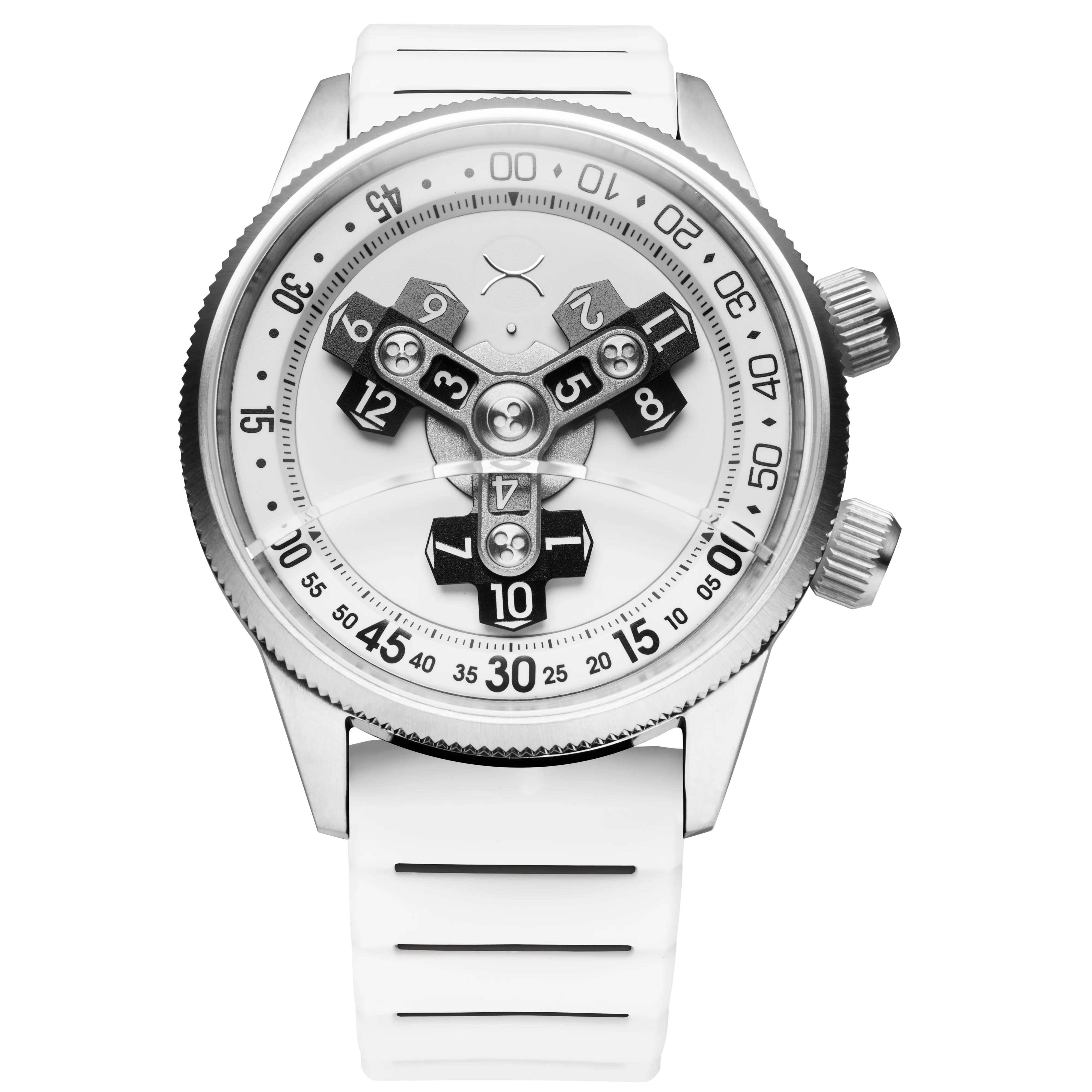 Xeric Vendetta II Automatic Wandering Hour Whiteout Lume