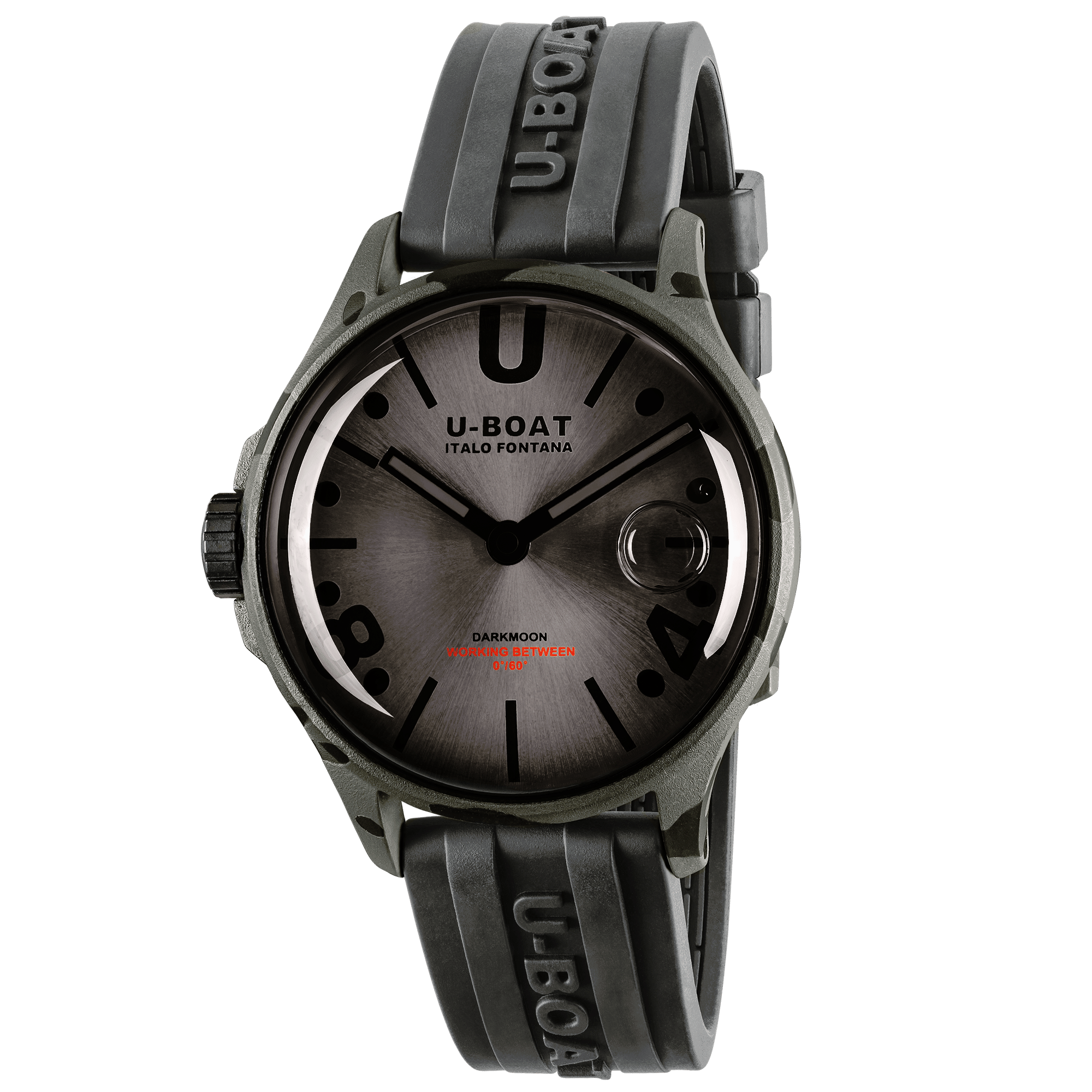 U-Boat DARKMOON 40 MM BK GREY CURVED CAMOUFLAGE