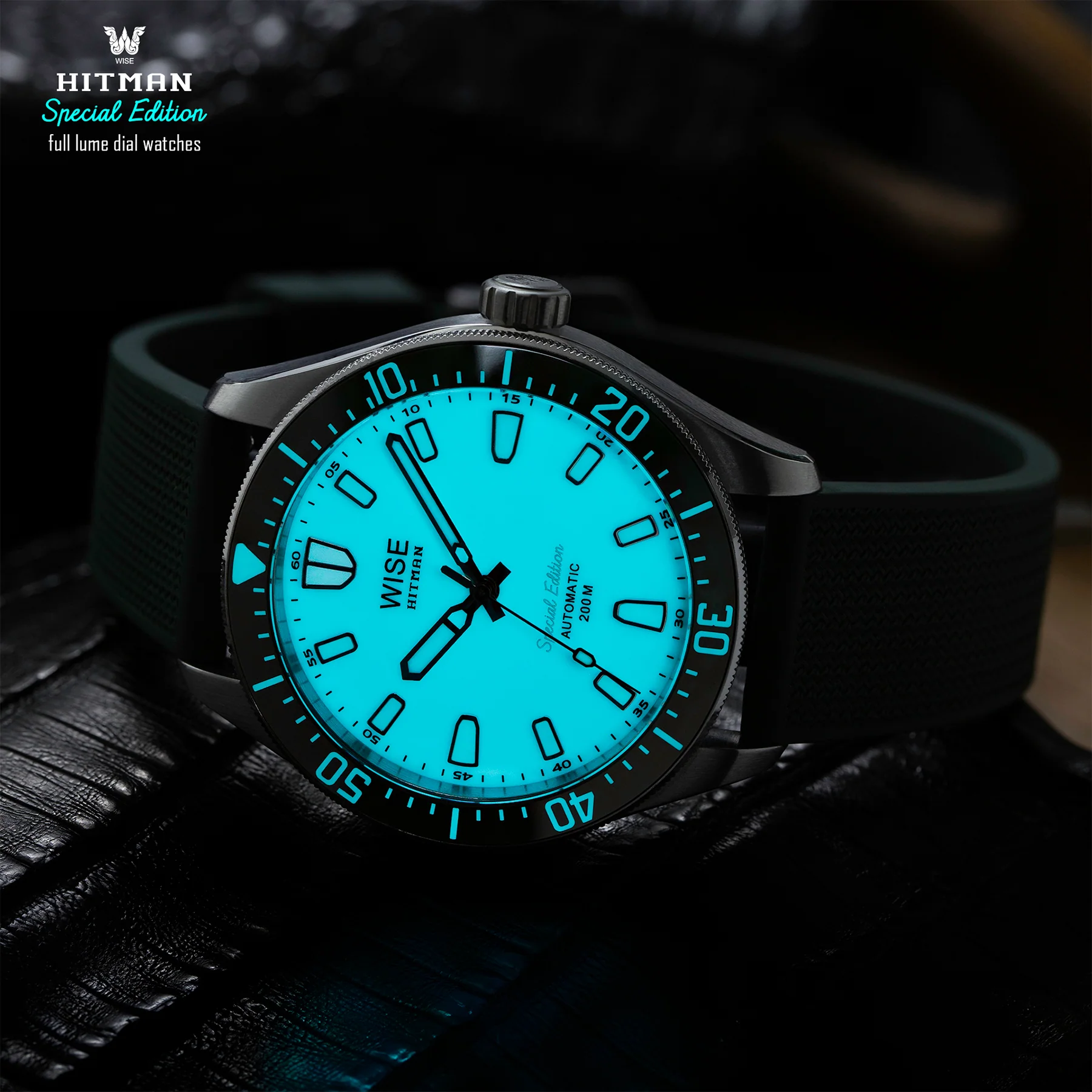 WISE HITMAN HIT66 Full Lume Special Edition (Paisan FKM rubber)