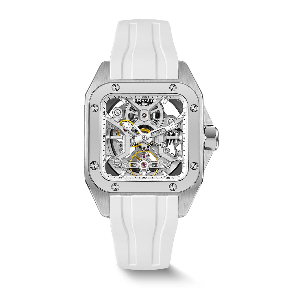 Boderry STORM - Square Automatic Titanium Watch | A10T-02