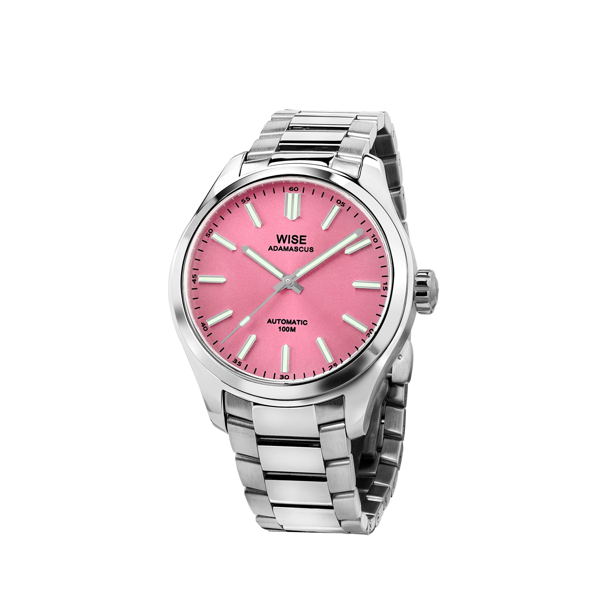 WISE ADAMASCUS AD980 Stainless 904L (39 mm.)