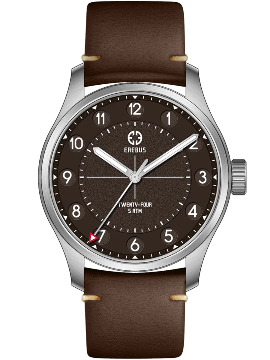 Erebus Watches Twenty-Four 38 Brown