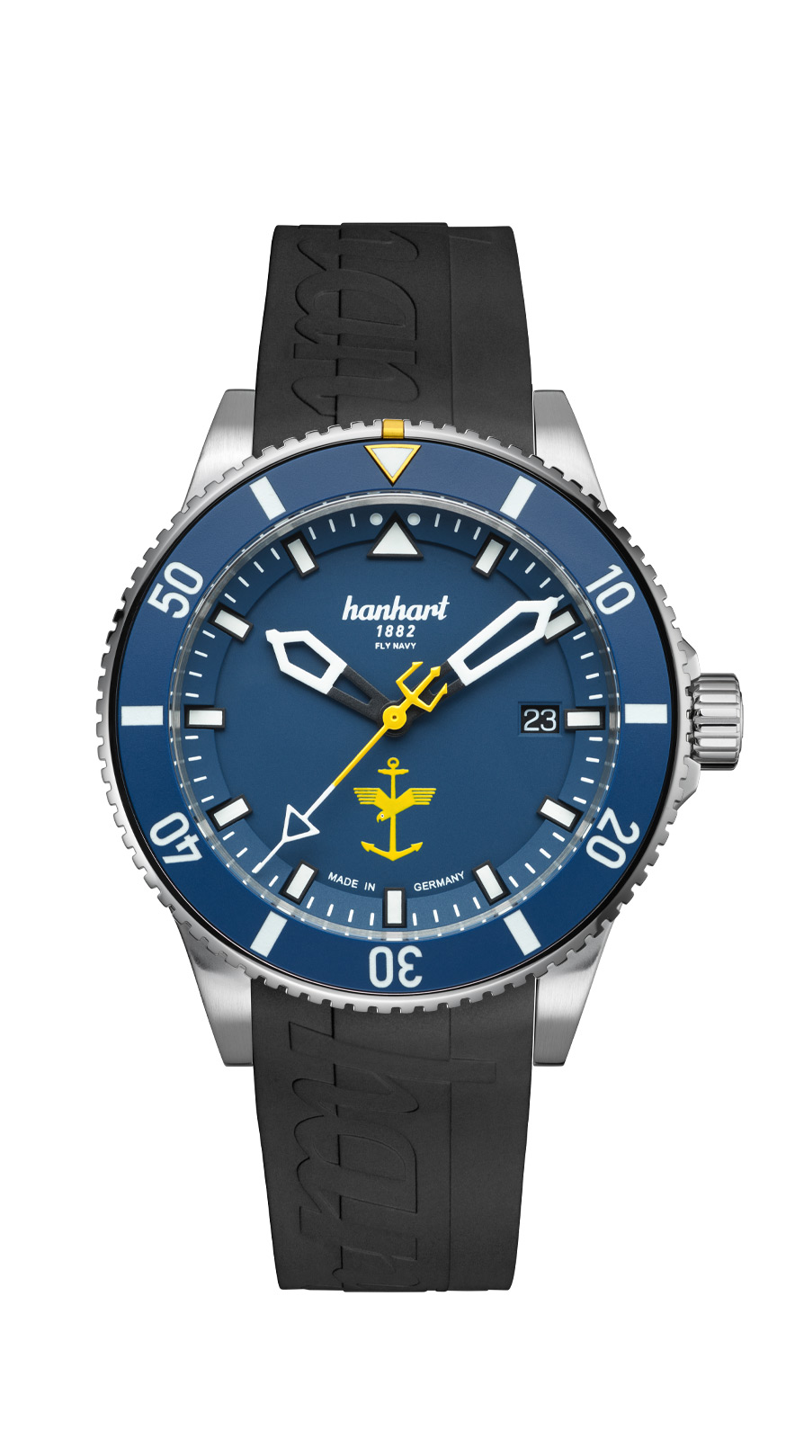 Hanhart FLY NAVY Aerosphere, 42 mm