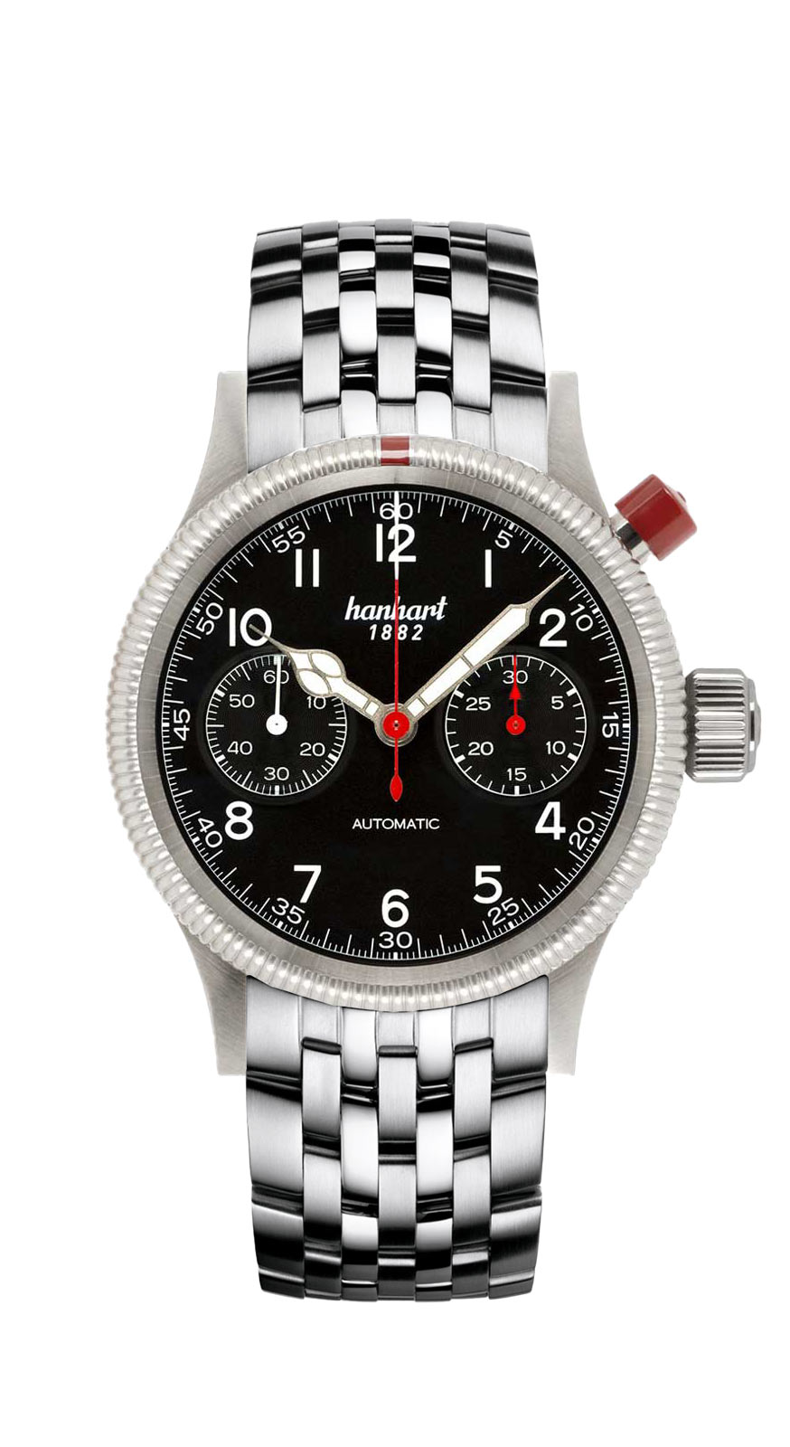 Hanhart PIONEER Mk I schwarz, 40 mm
