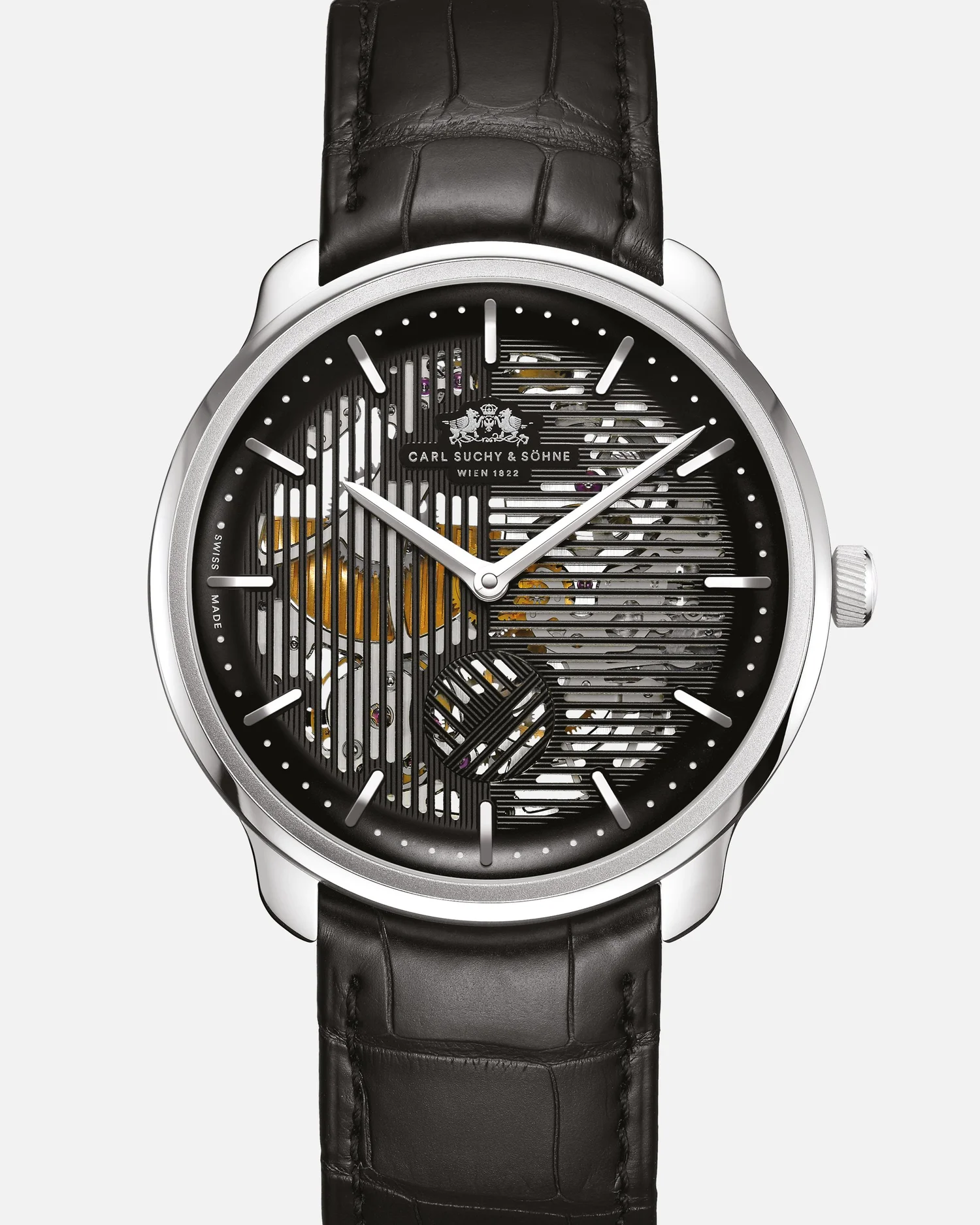 Carl Suchy & Sohne WALTZ Nº1 SKELETON BLACK — Carl Suchy & Söhne