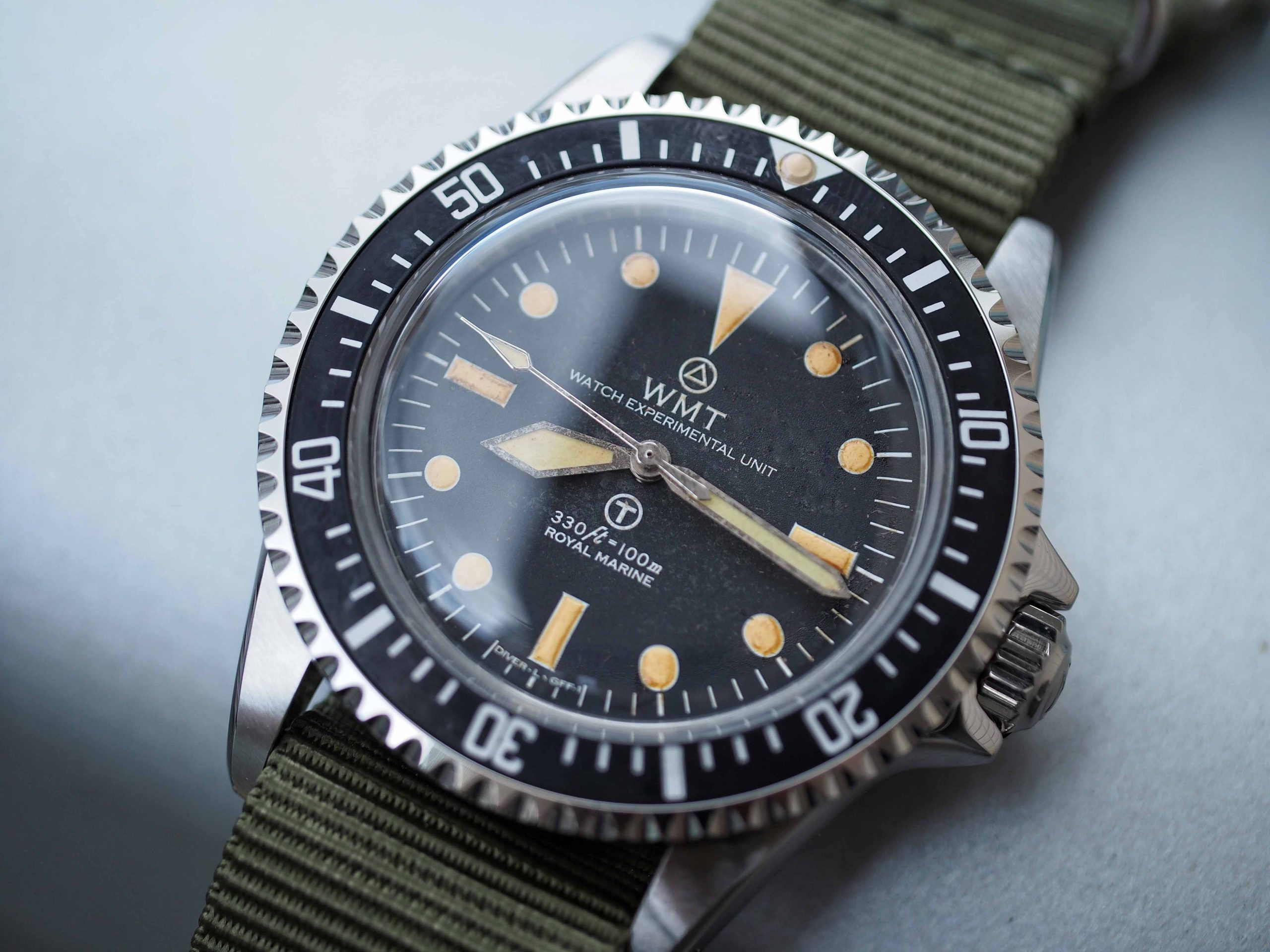 WMT Watches Royal Marine – Royal Navy “Aged” Edition