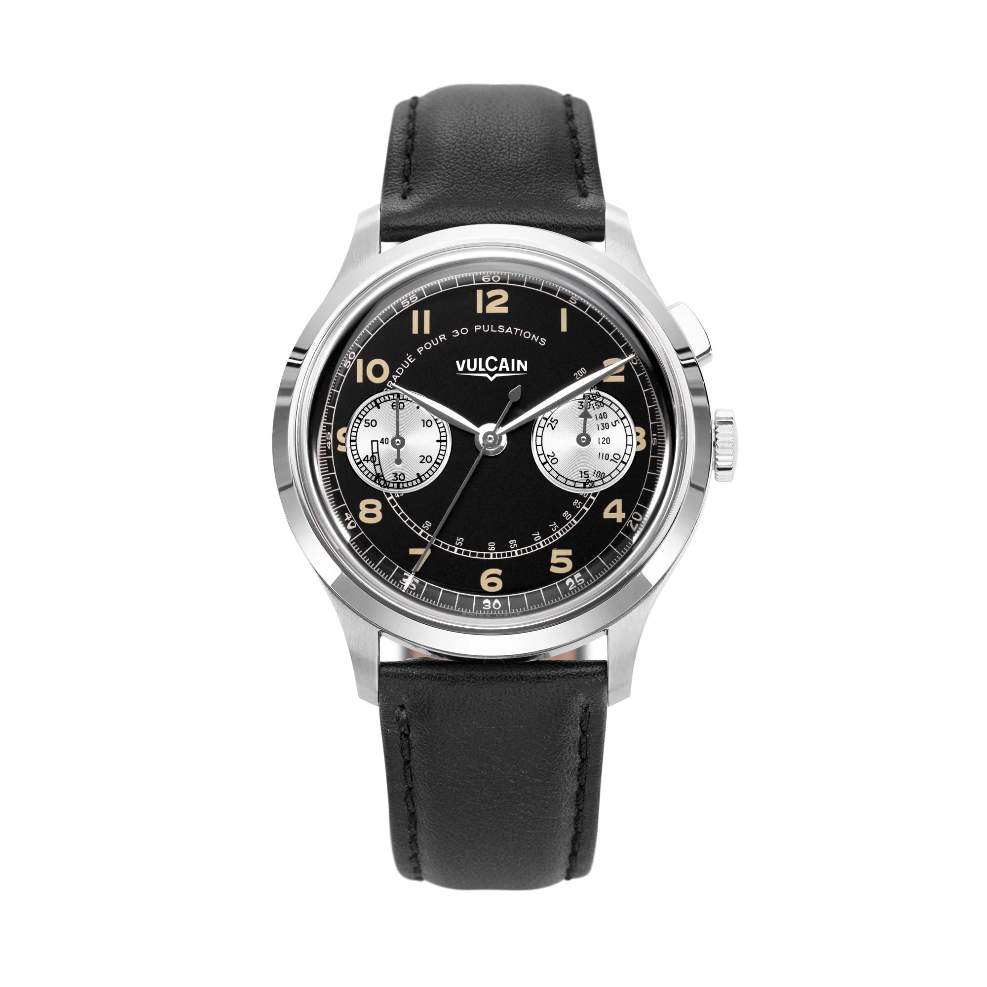 Vulcain Monopusher Heritage - Black & White